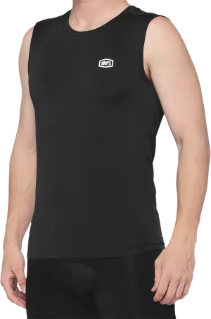 100% Basecamp Sleeveless Shirt - Black - Small 40046-00000