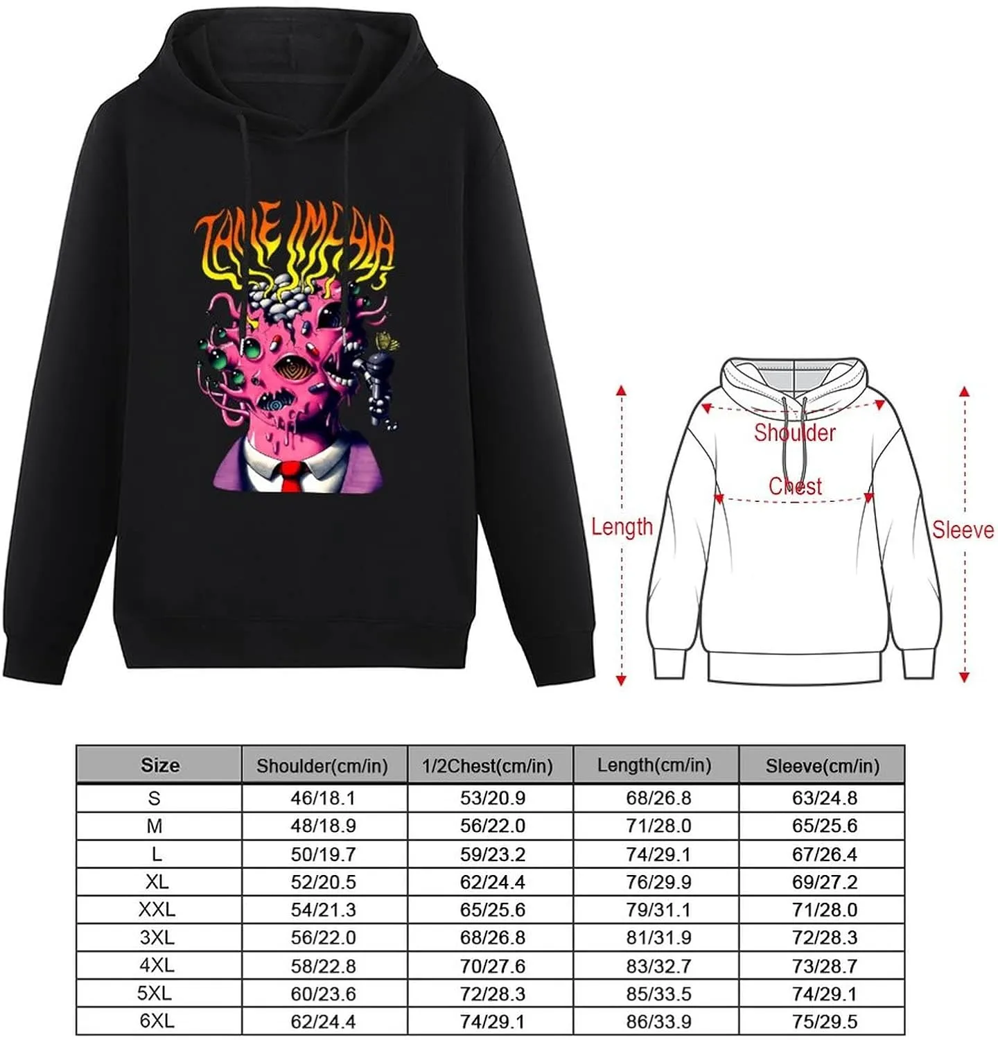 Adult Hoodies Tops Thick Hooded Sweater Pullover