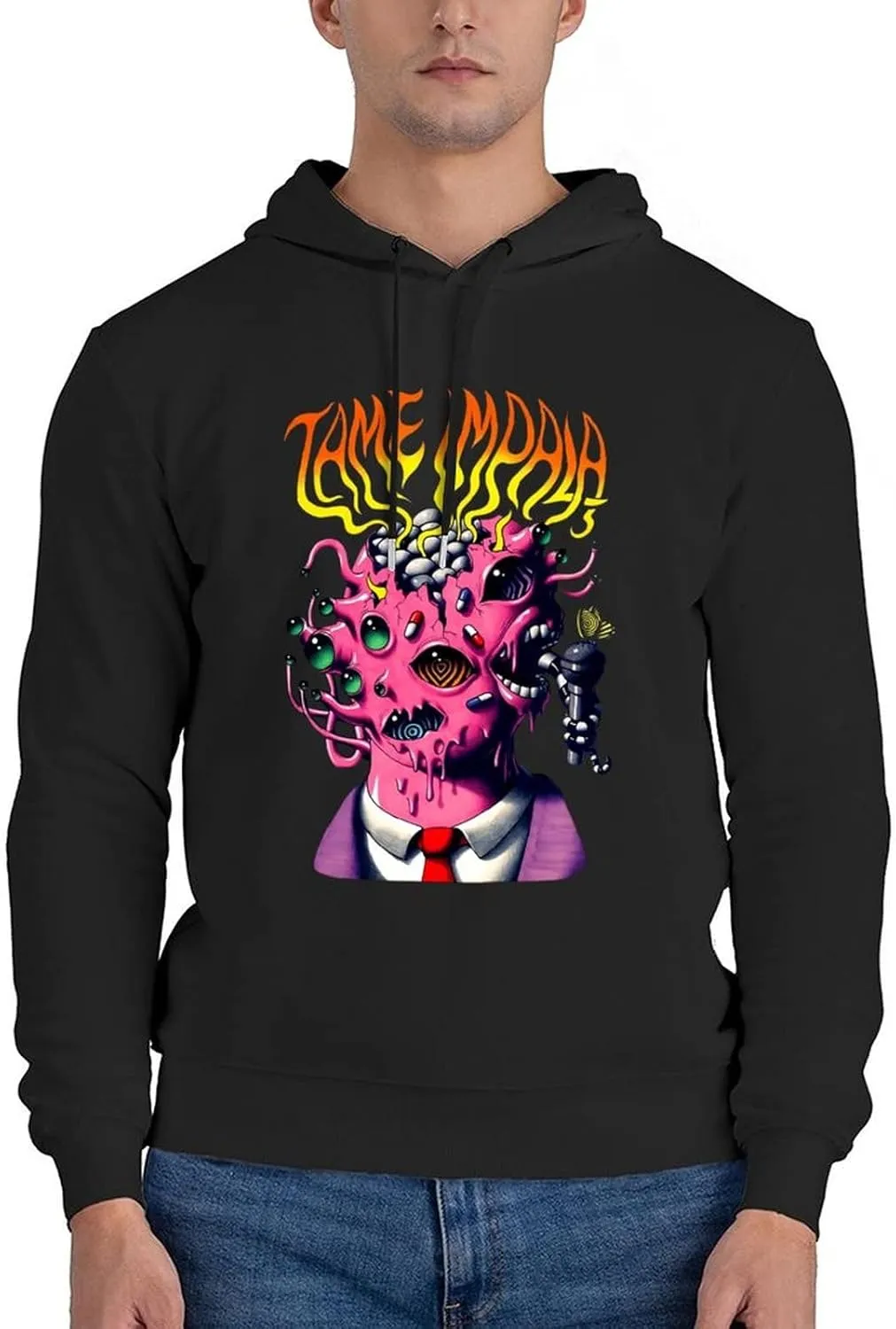 Adult Hoodies Tops Thick Hooded Sweater Pullover