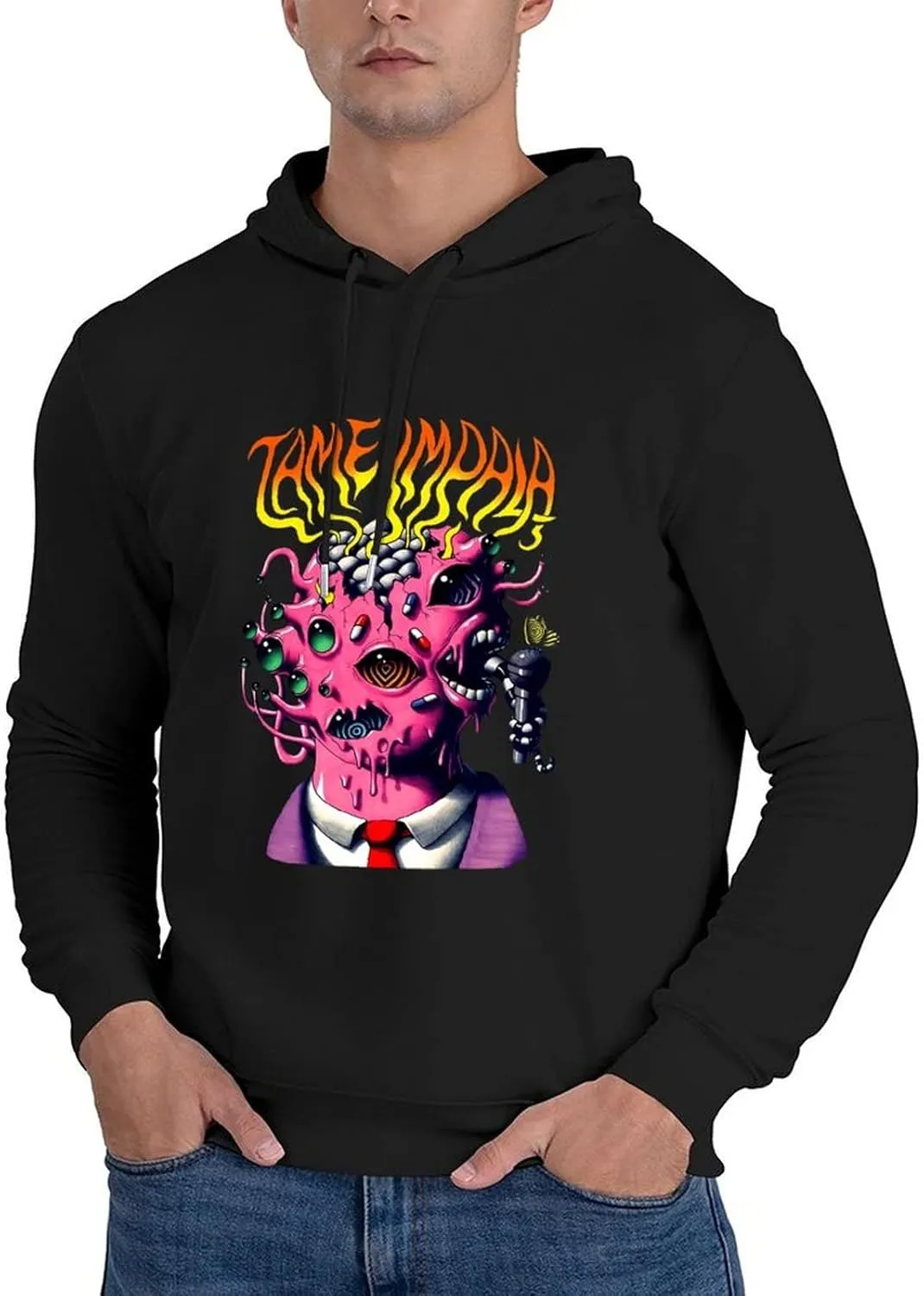 Adult Hoodies Tops Thick Hooded Sweater Pullover