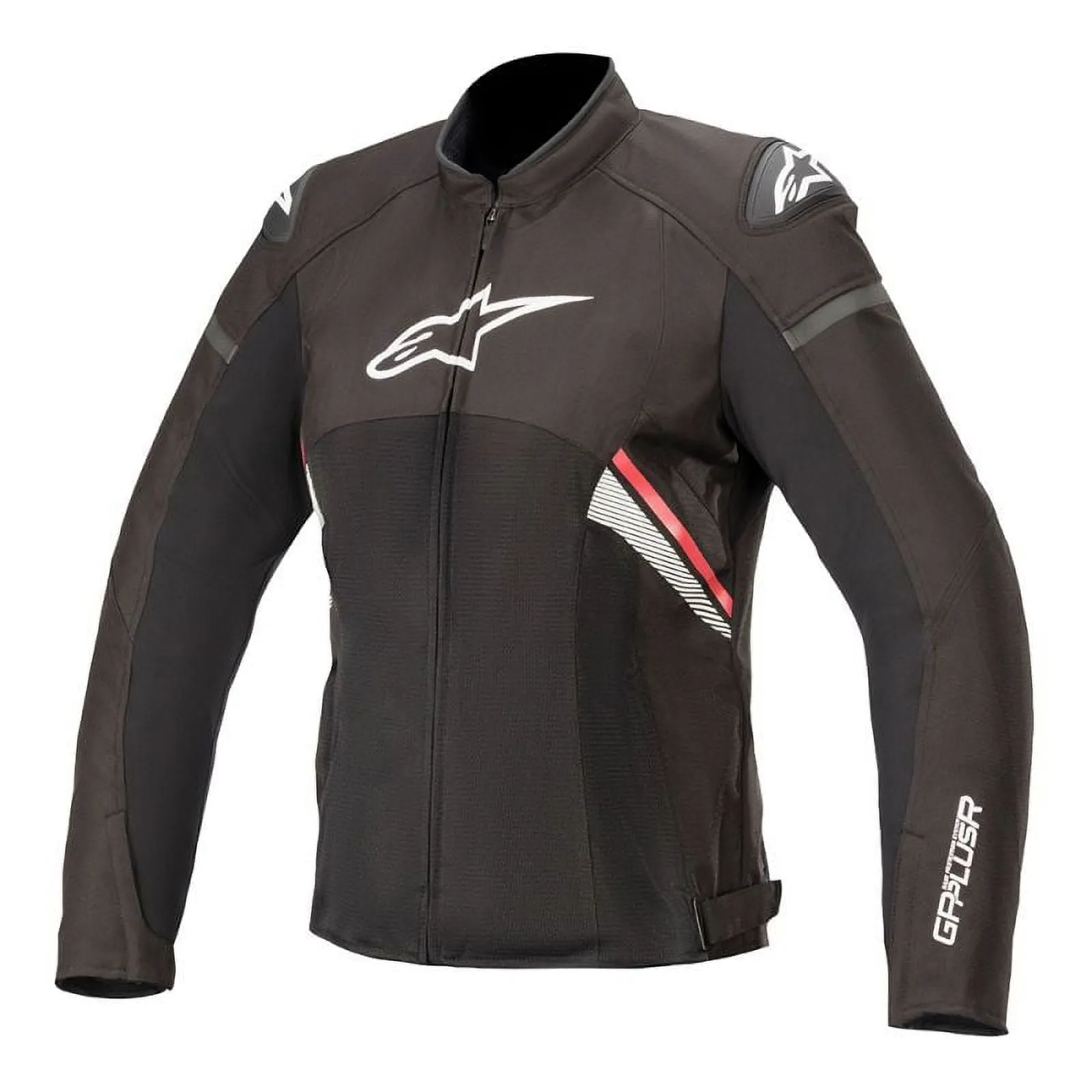 Alpinestars Women’s Stella T-GP Plus R v3 Airflow Black, and Fluorescent Red Textile Jacket