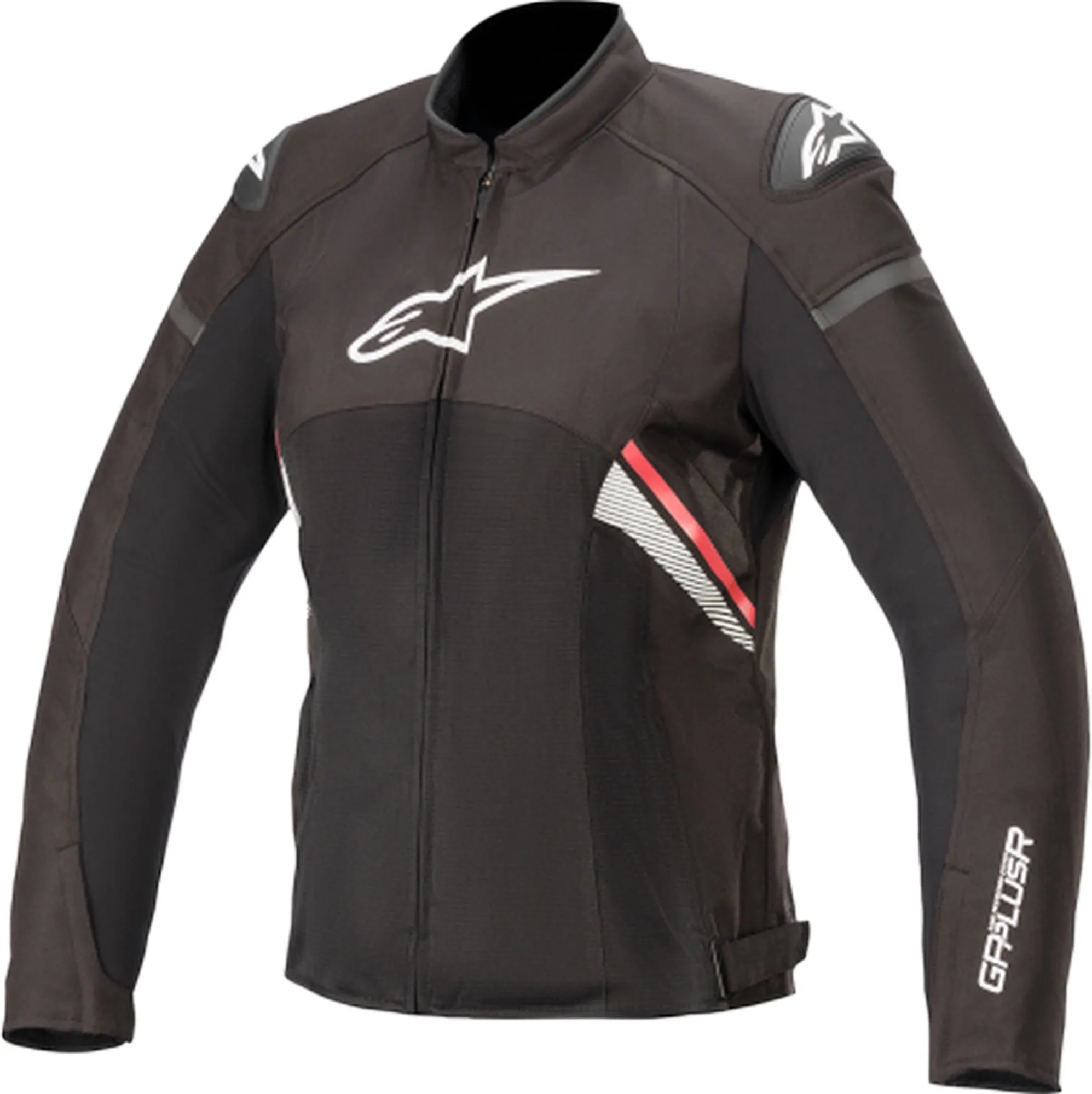 Alpinestars Women’s Stella T-GP Plus R v3 Airflow Black, and Fluorescent Red Textile Jacket