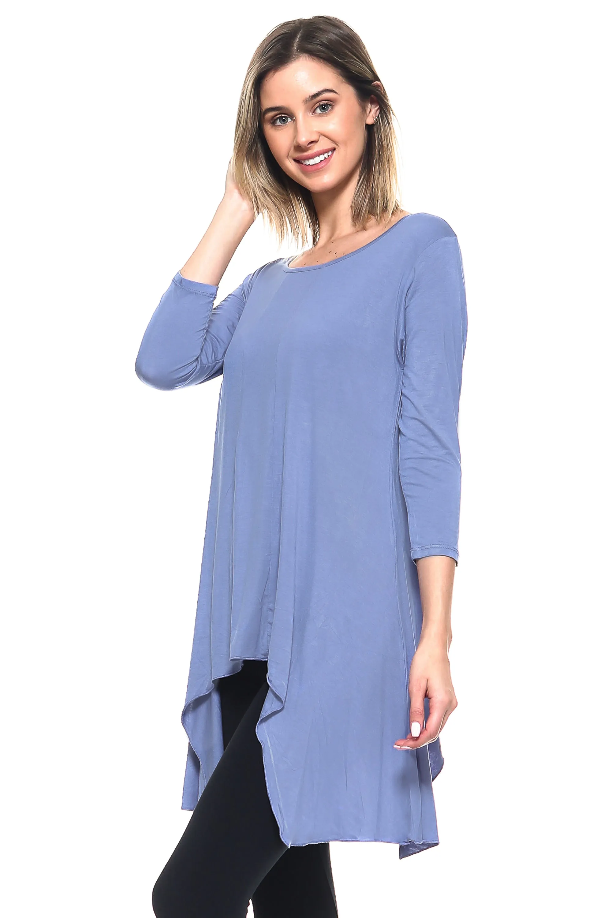 Another Love Ruffle Hem Tunic Top