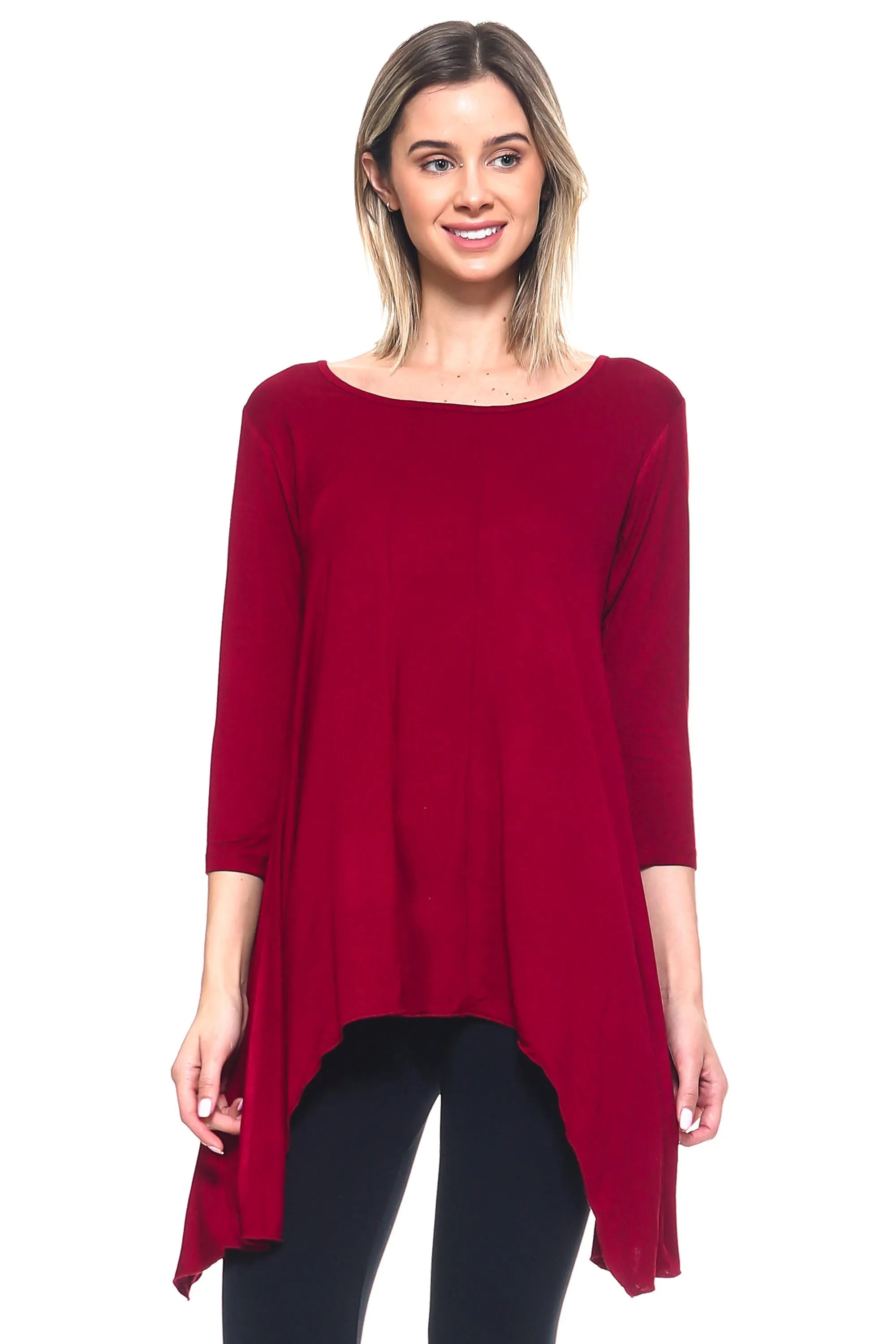 Another Love Ruffle Hem Tunic Top