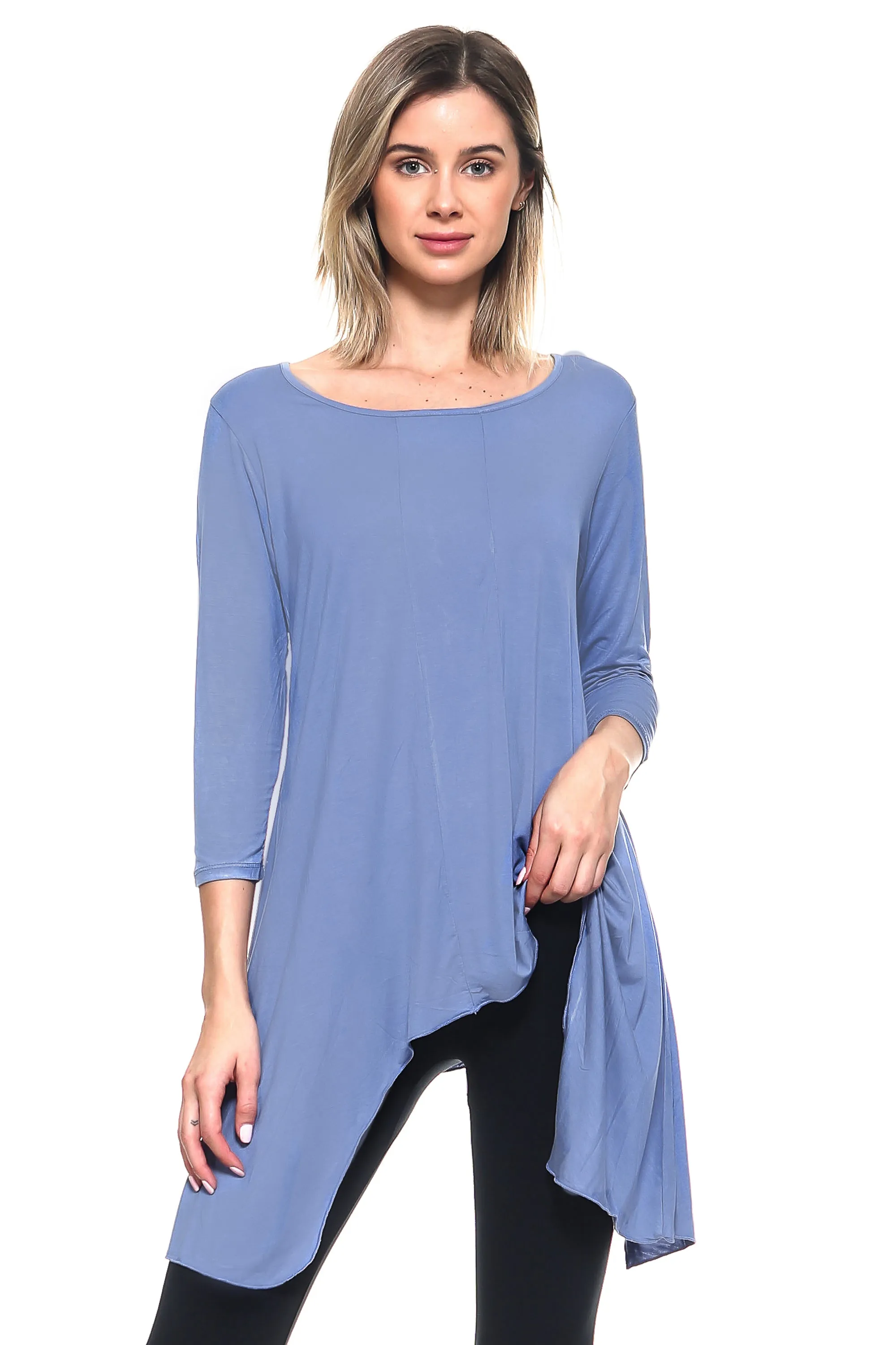 Another Love Ruffle Hem Tunic Top