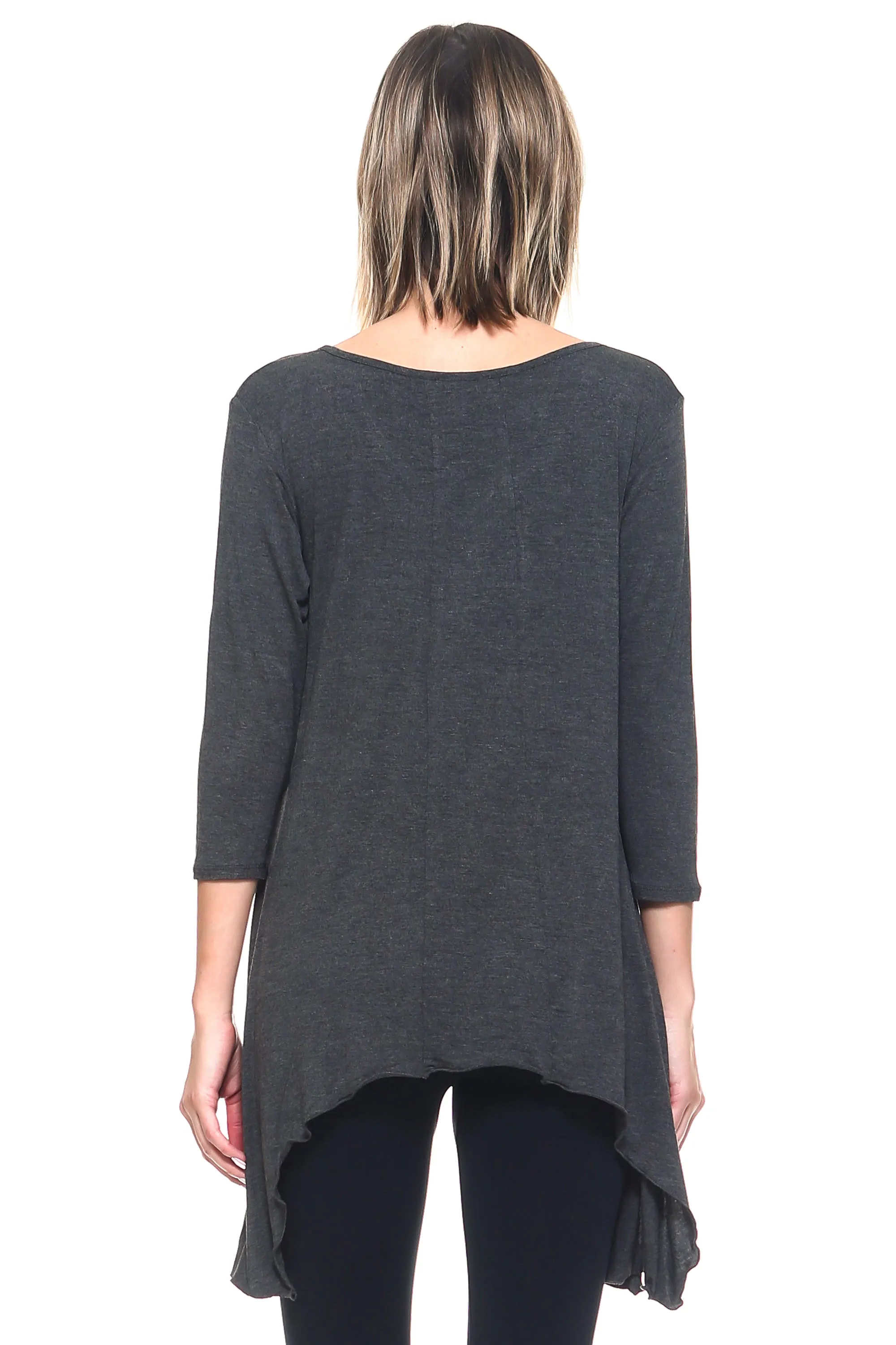 Another Love Ruffle Hem Tunic Top