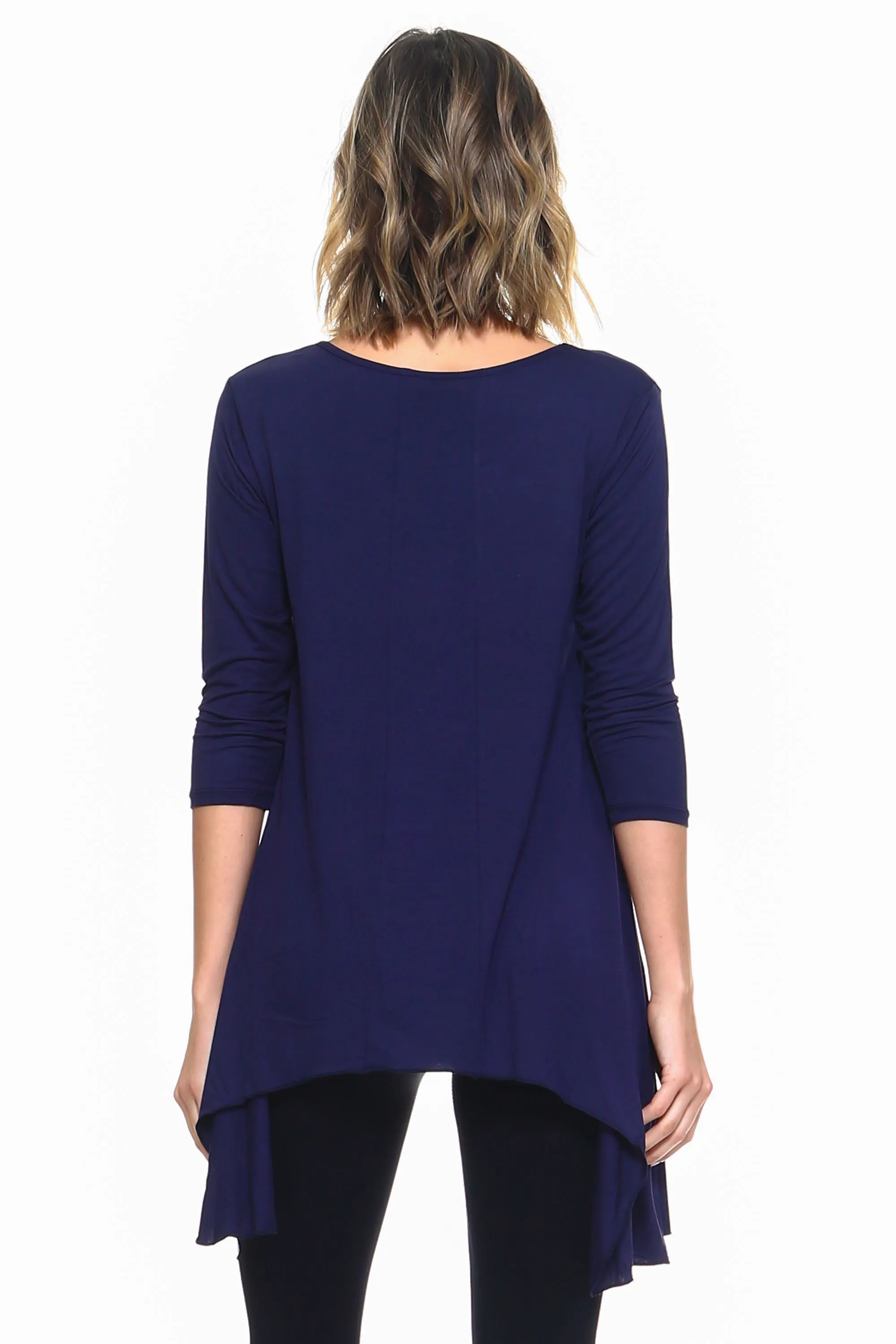Another Love Ruffle Hem Tunic Top