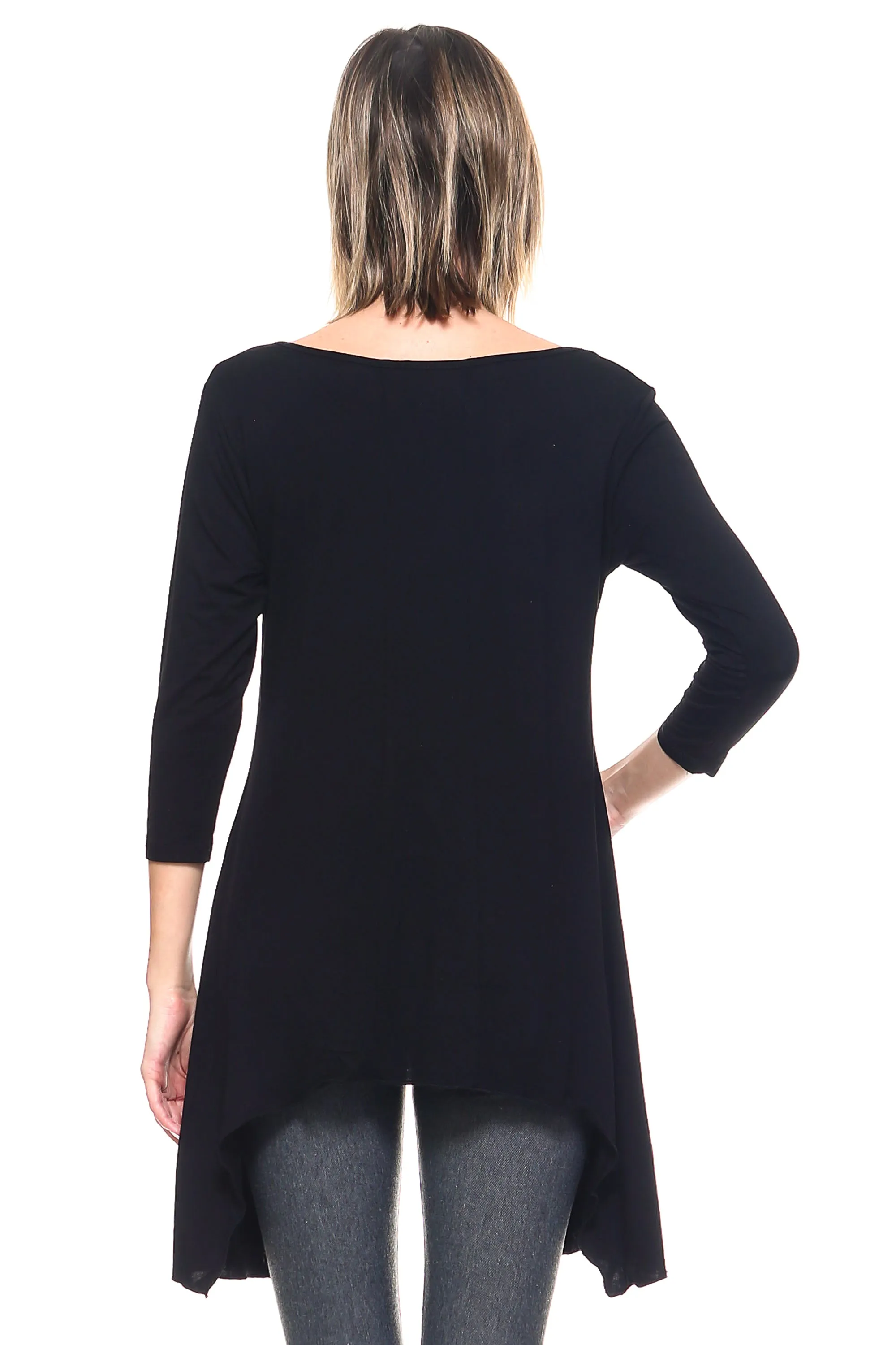 Another Love Ruffle Hem Tunic Top