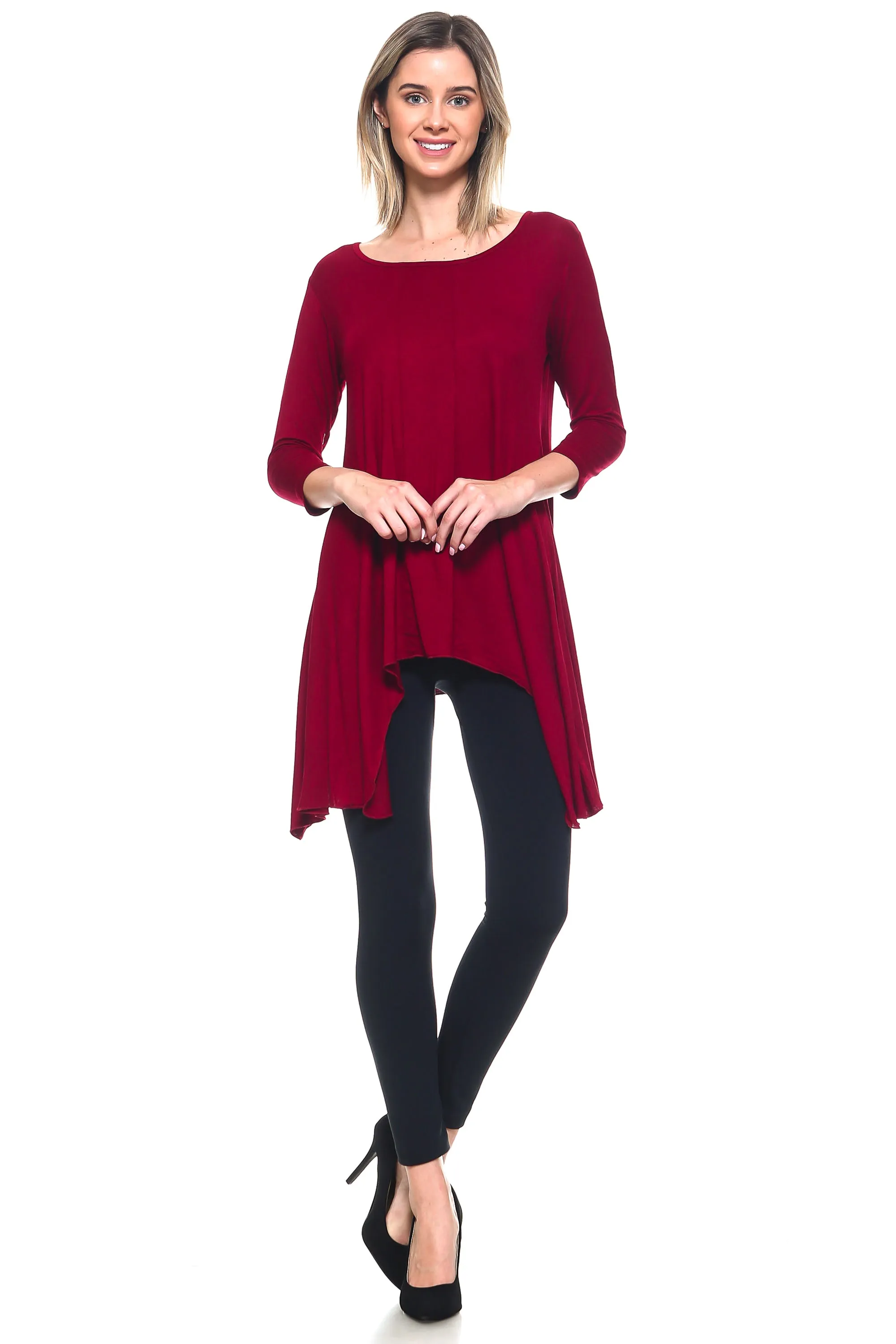 Another Love Ruffle Hem Tunic Top