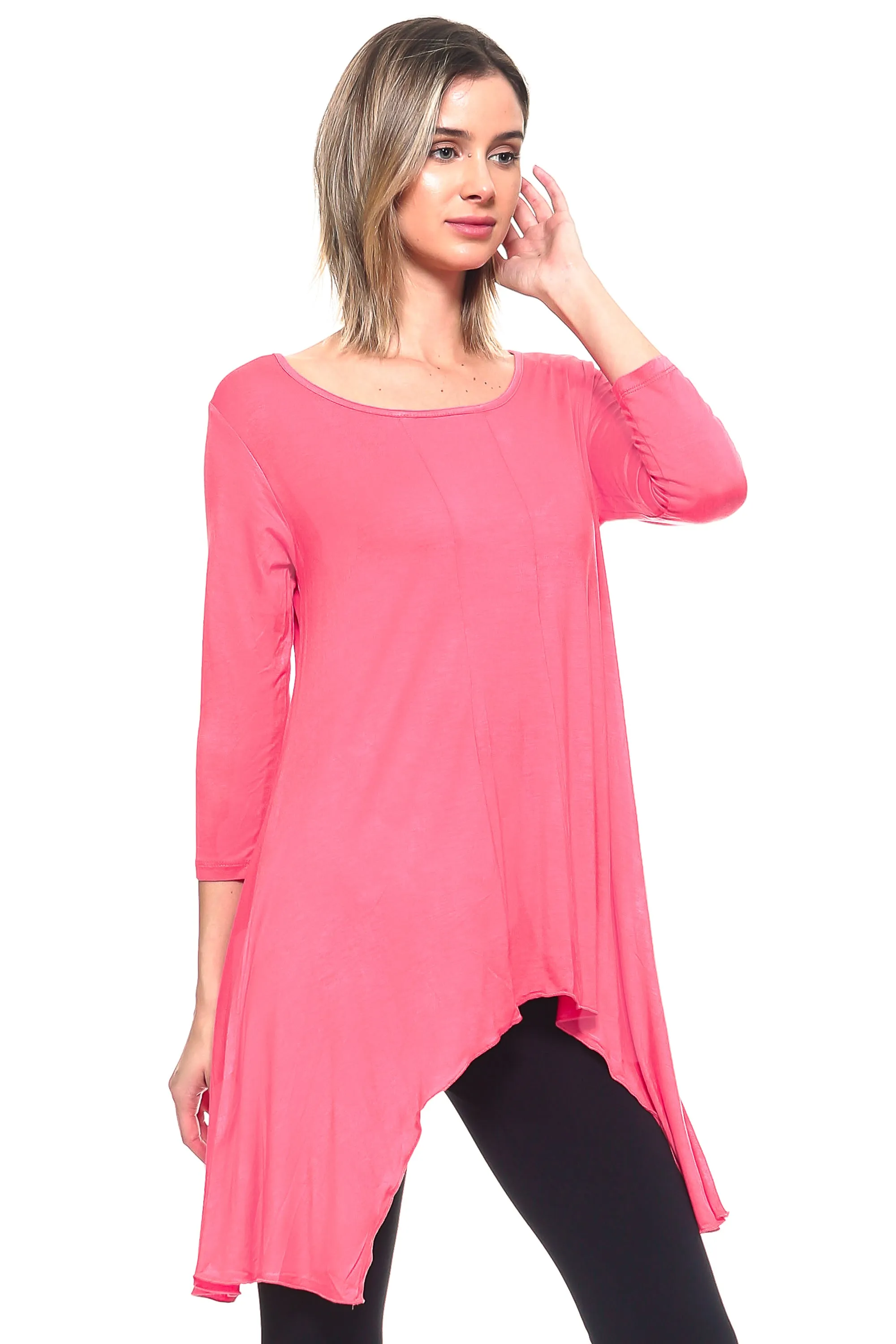 Another Love Ruffle Hem Tunic Top