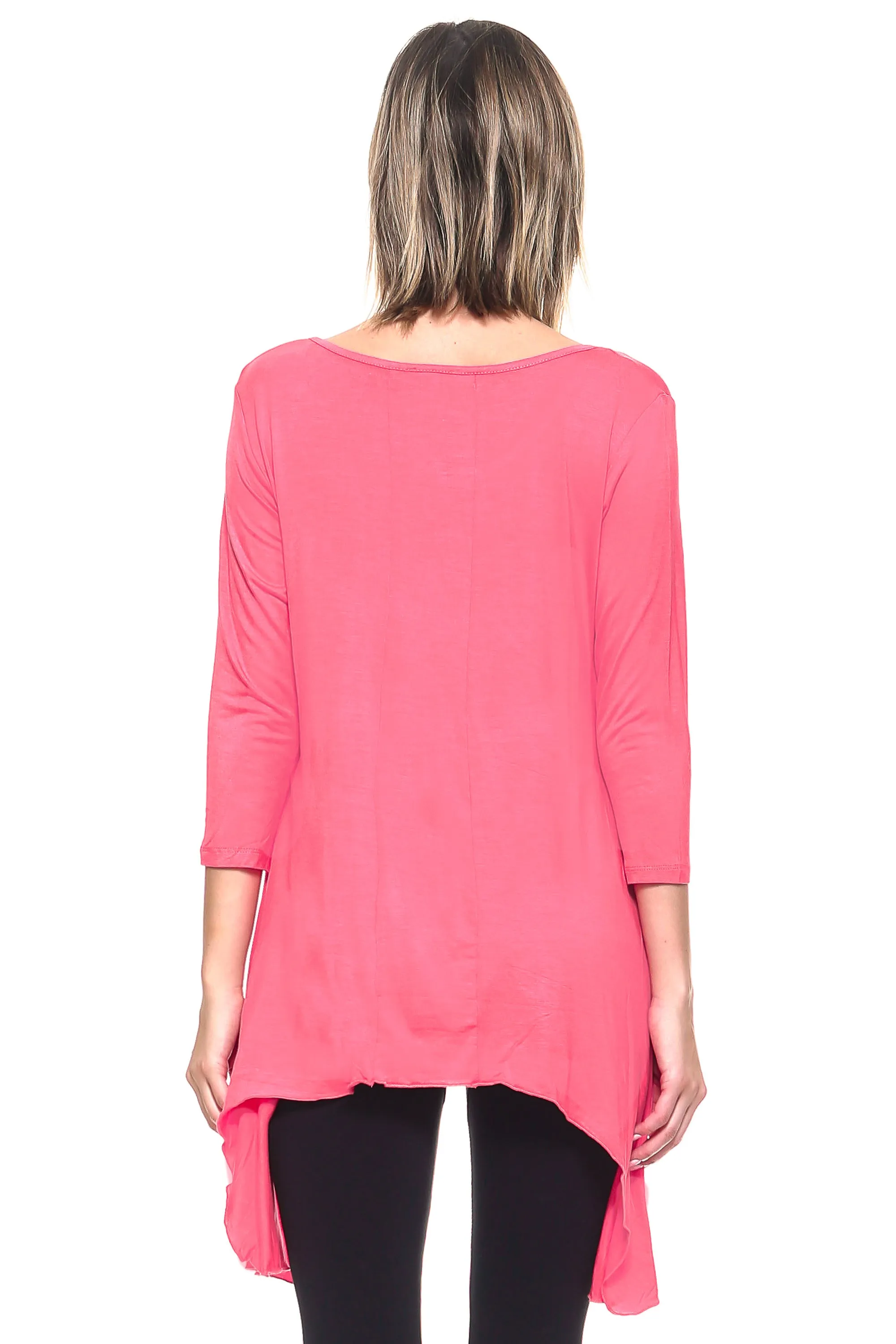 Another Love Ruffle Hem Tunic Top