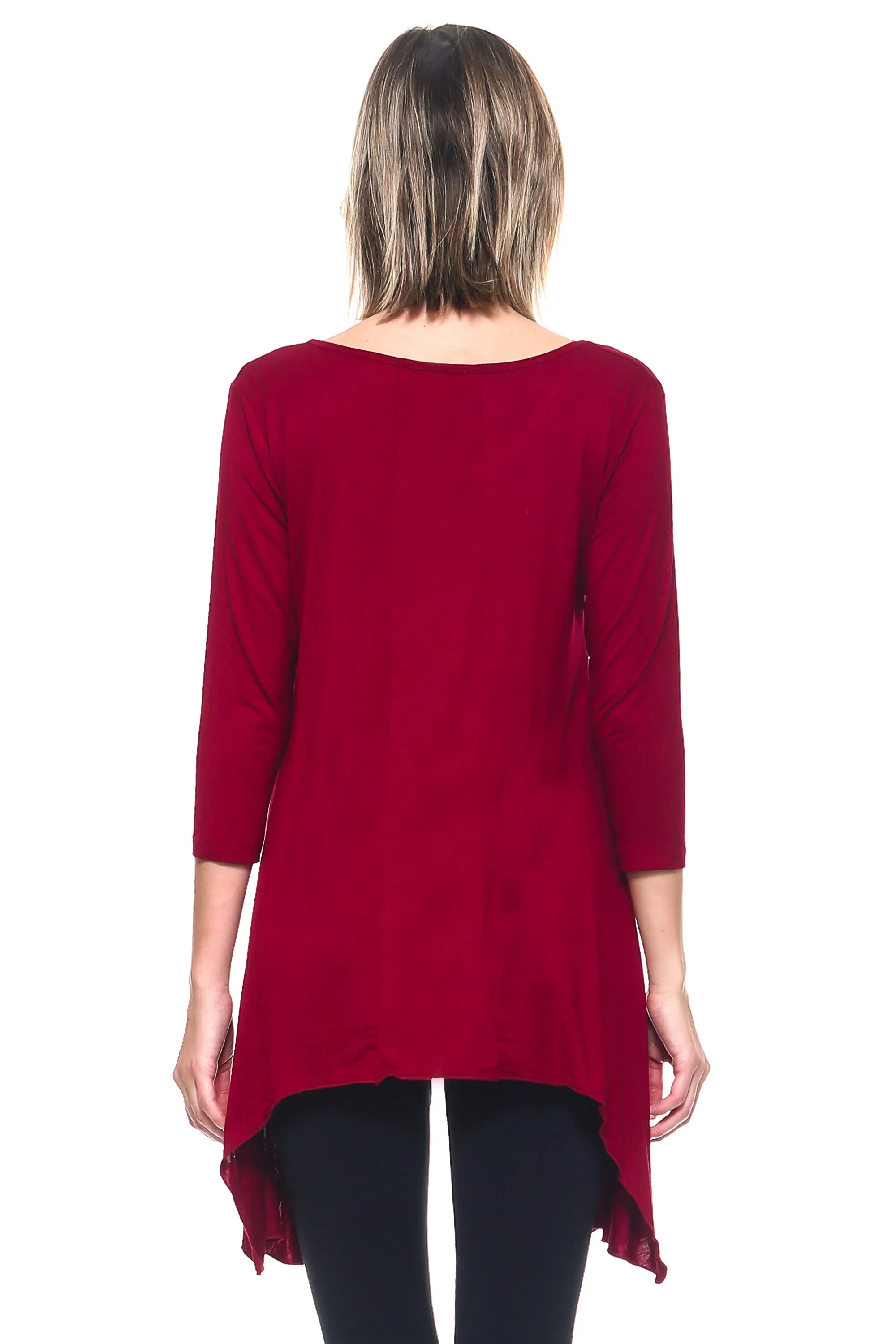 Another Love Ruffle Hem Tunic Top