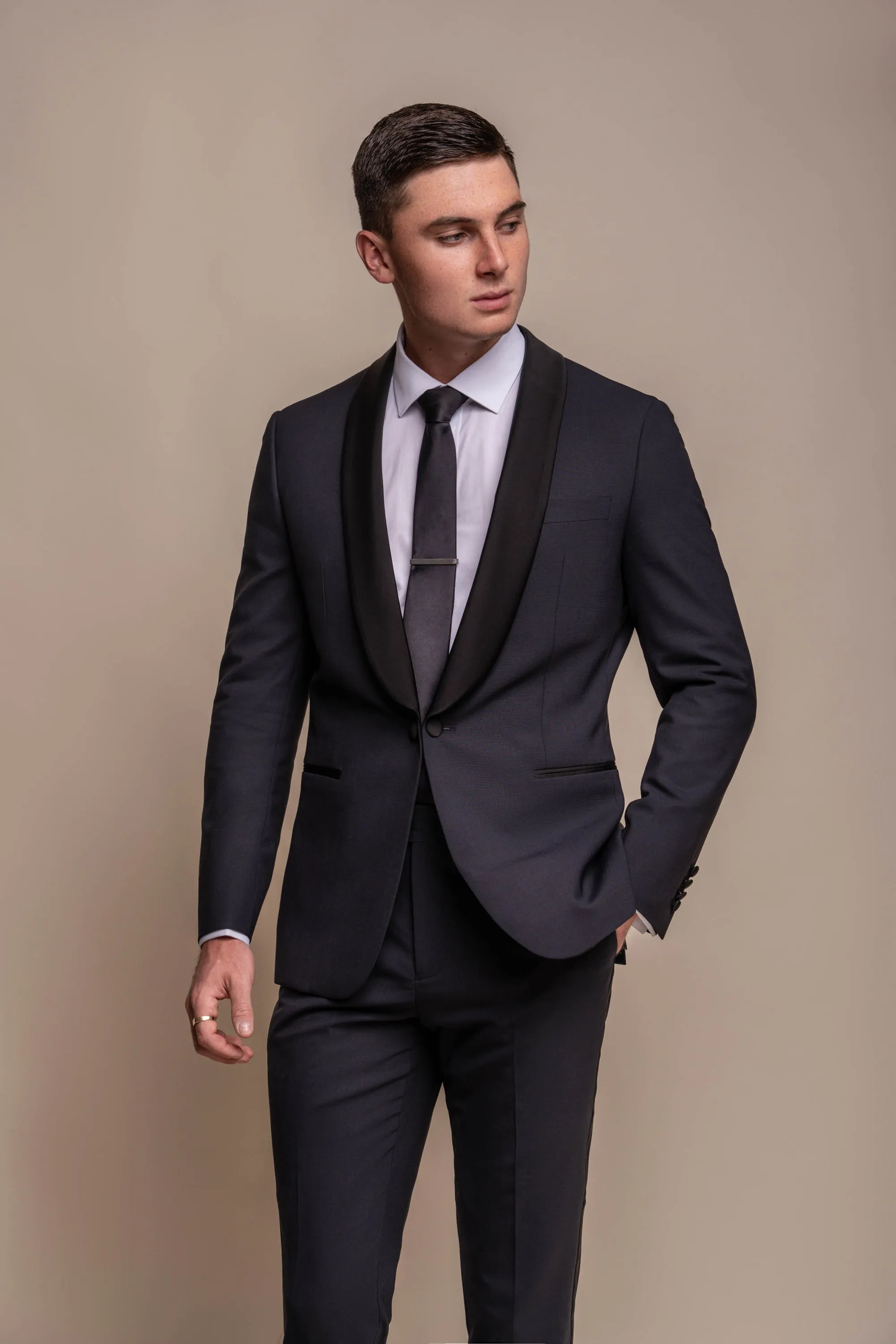 Aspen Midnight Navy Two Piece Suit