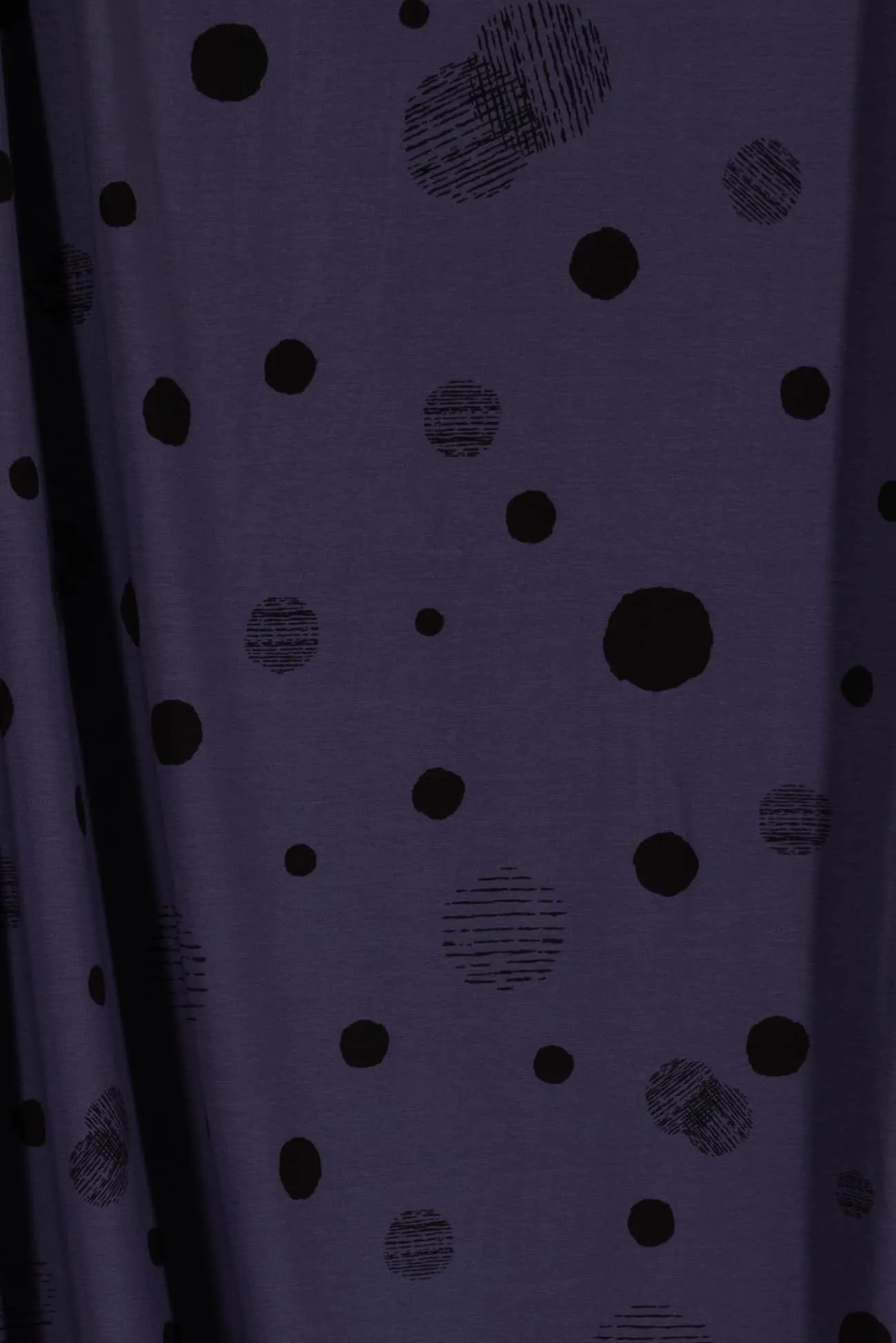Aubergine Dashing Dots USA Knit