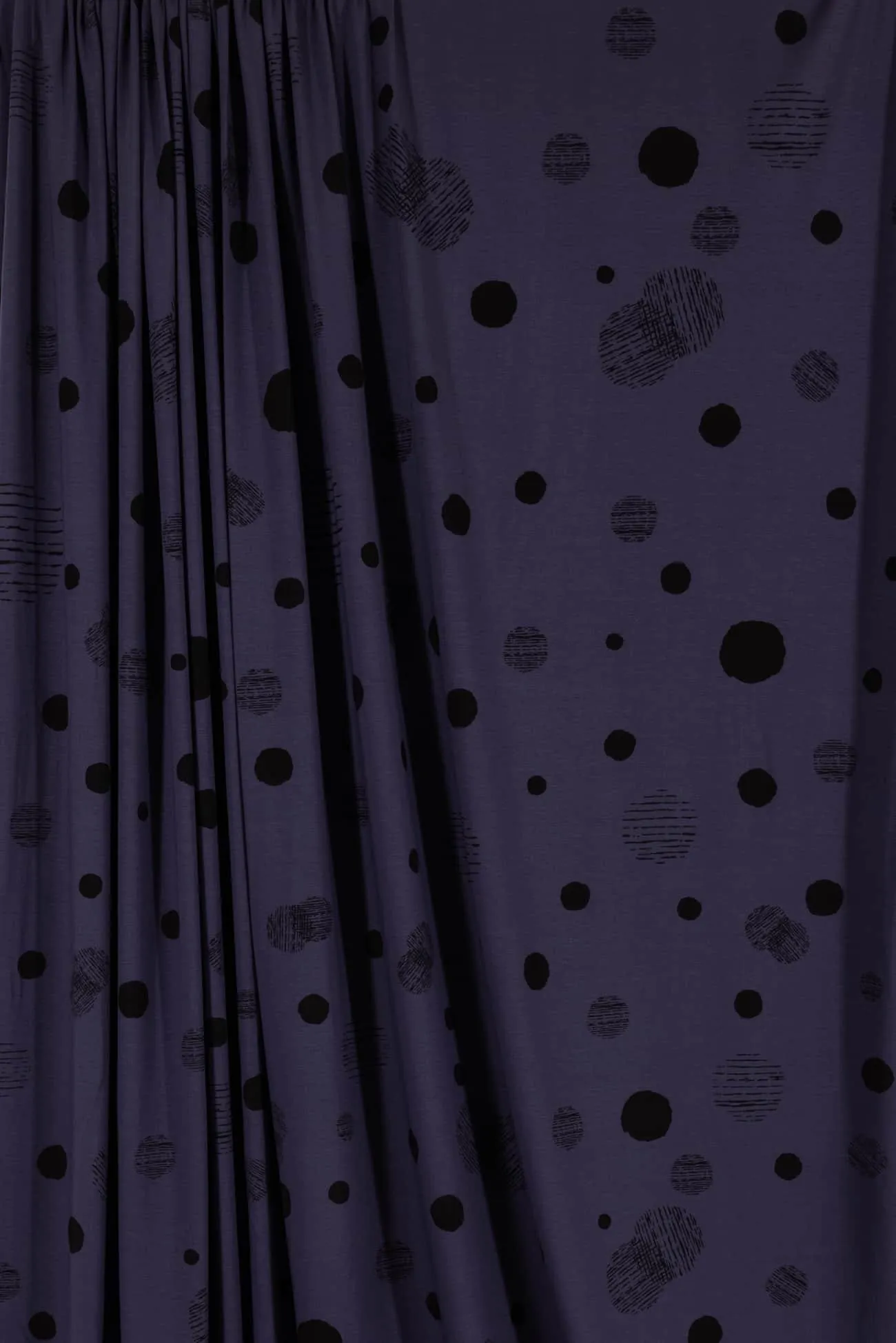 Aubergine Dashing Dots USA Knit