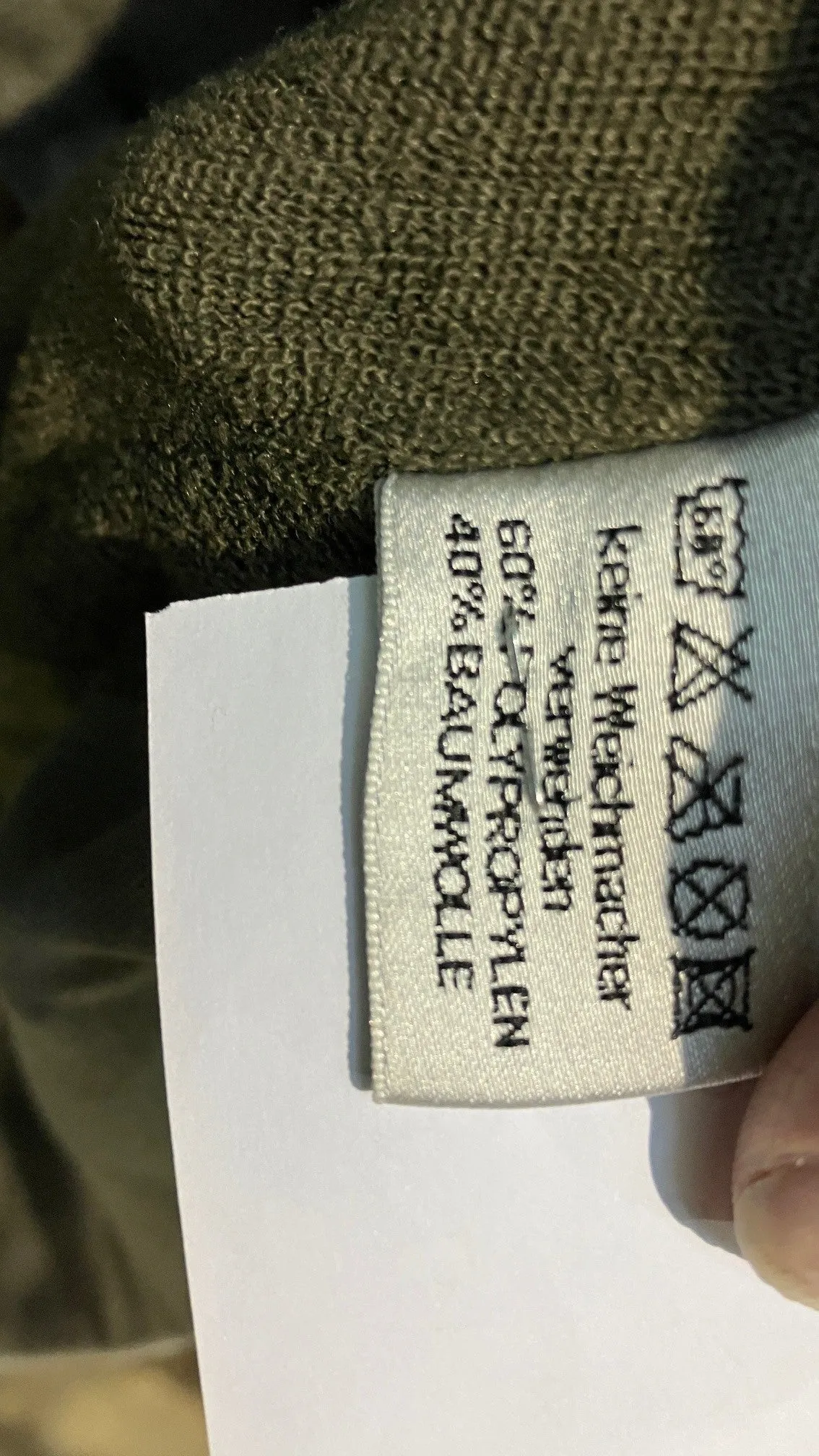 Austrian Military - Field Grey Thermal Top "Norgie" - Base Layer - "Terry Towel" lined - DISTRESSED RANGE