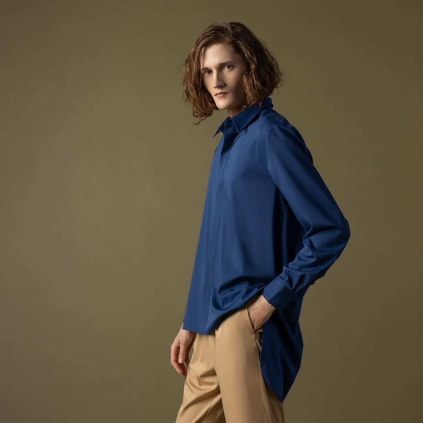 Bamboo Long Sleeve Button Down