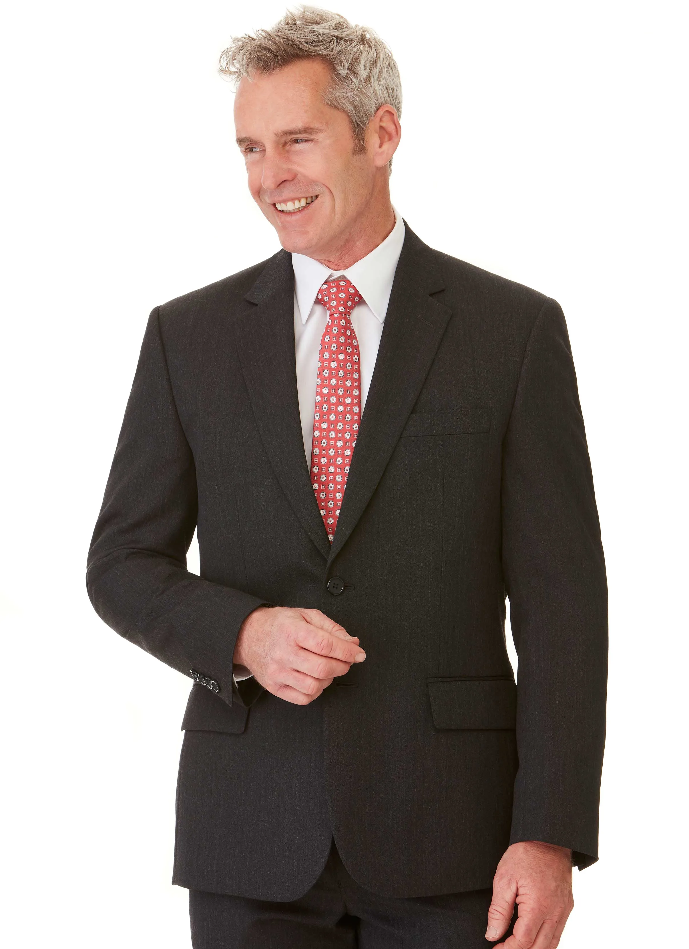 BARRABOOL CONTEMPORARY FIT SUIT - CHARCOAL