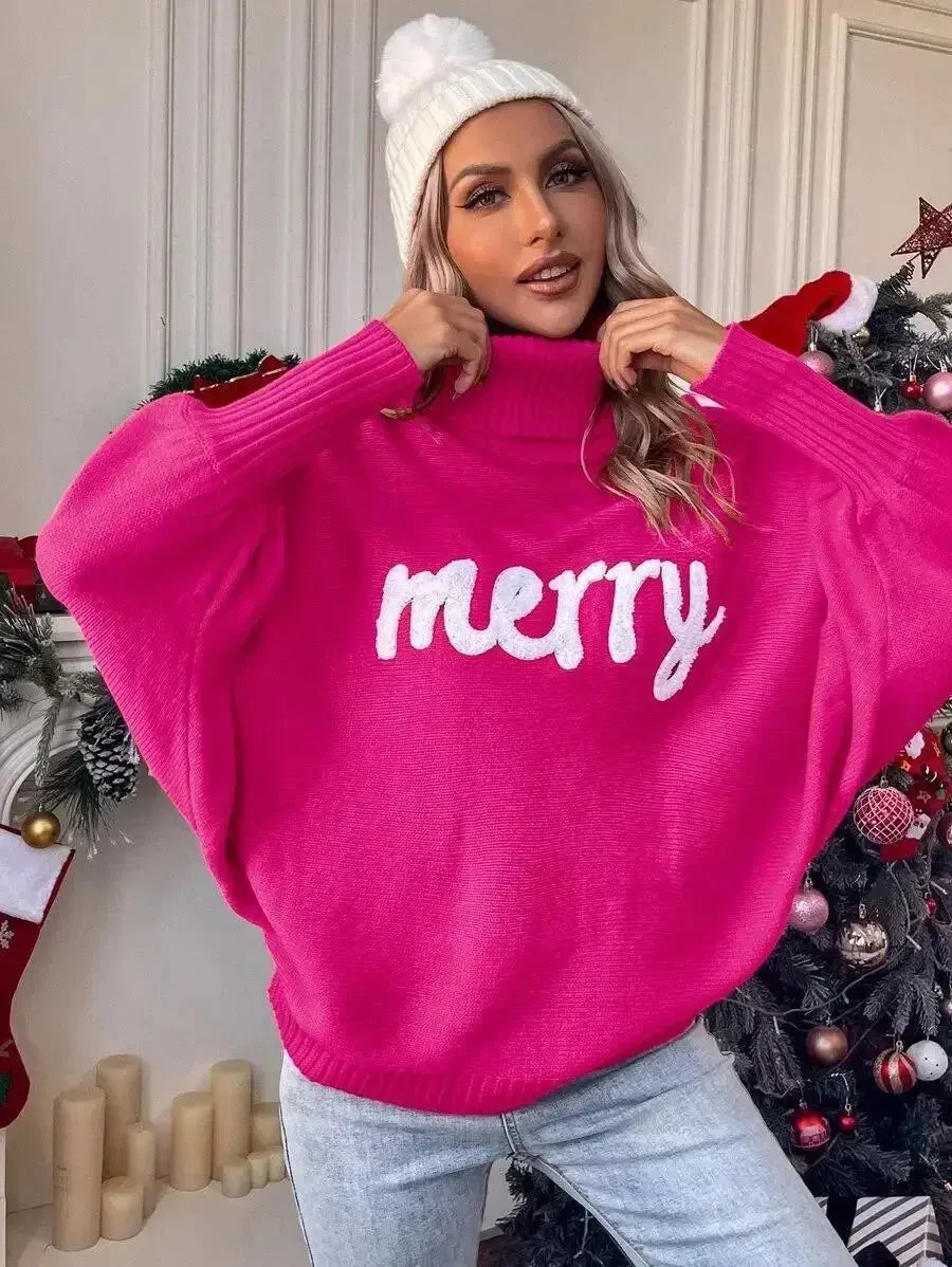 Bertha Christmas Loose Women Sweater