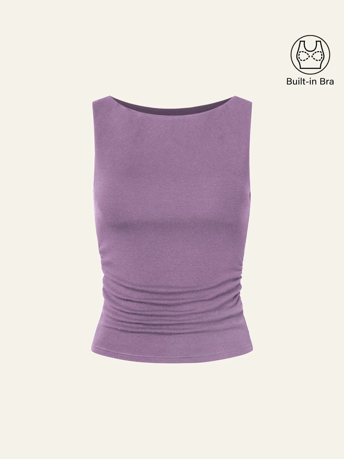 Boat Neck Brami Tank Top