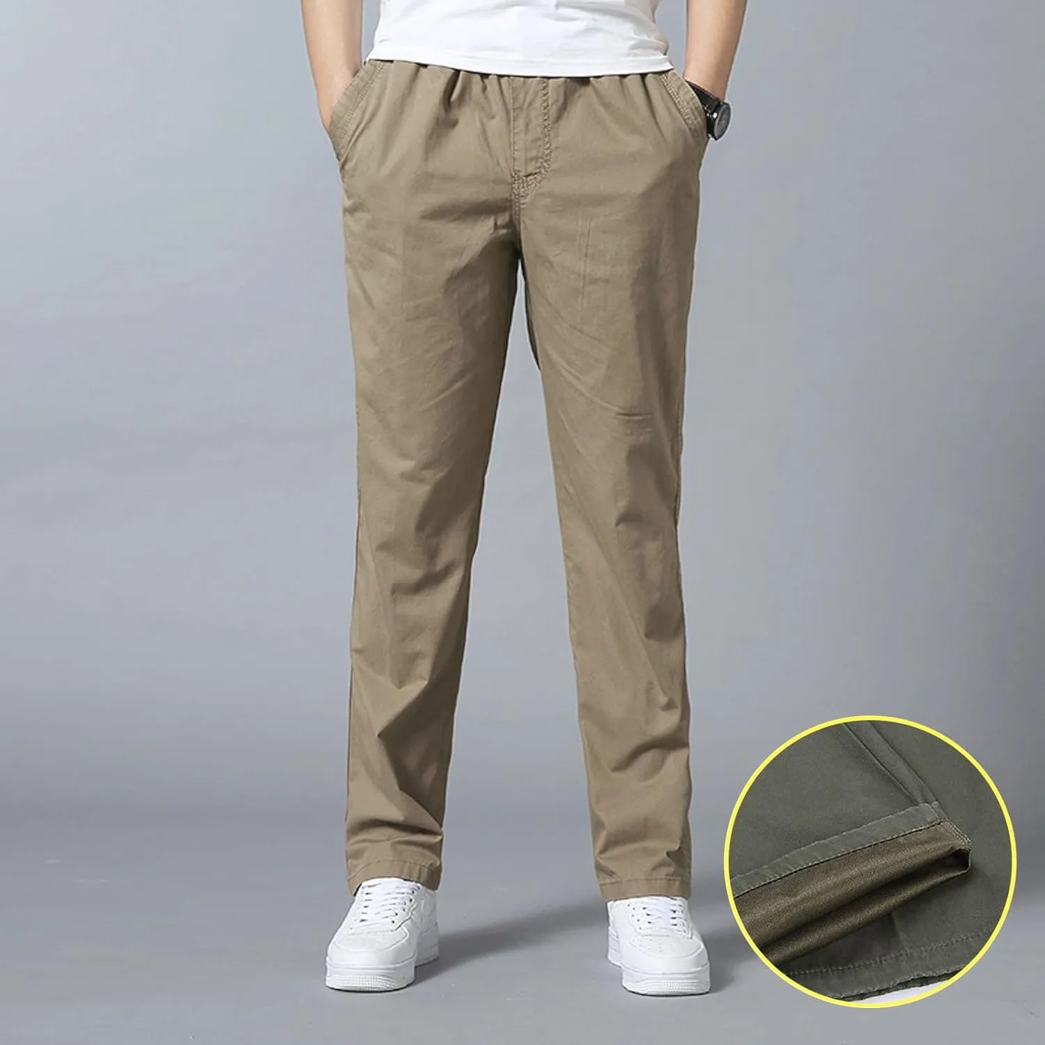 Cargo Pants for Men Big and Tall, Sweatpants with Pockets Drawstring Athletic Pants Joggers Running Sports Sweatpants