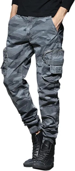 Cargo Sweatpants for Men Lounge Pants Mens Casual Cargo Pants Sports Sweatpants Running Trousers with Pockets Jogger