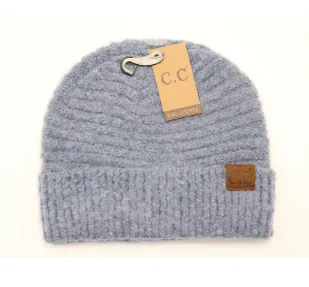 CC Beanie Solid Boucle Knit