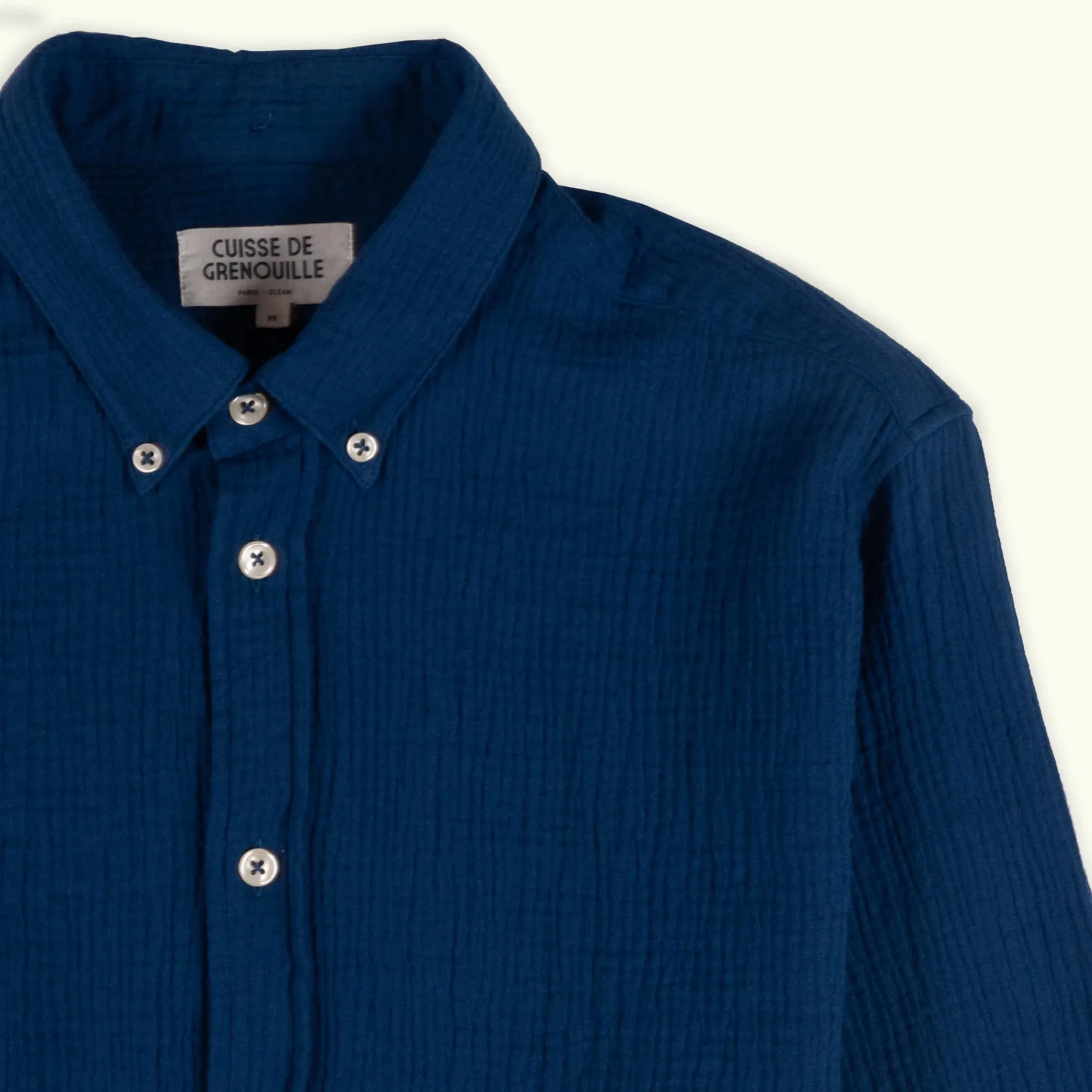 Cotton Gauze Button Down Shirt