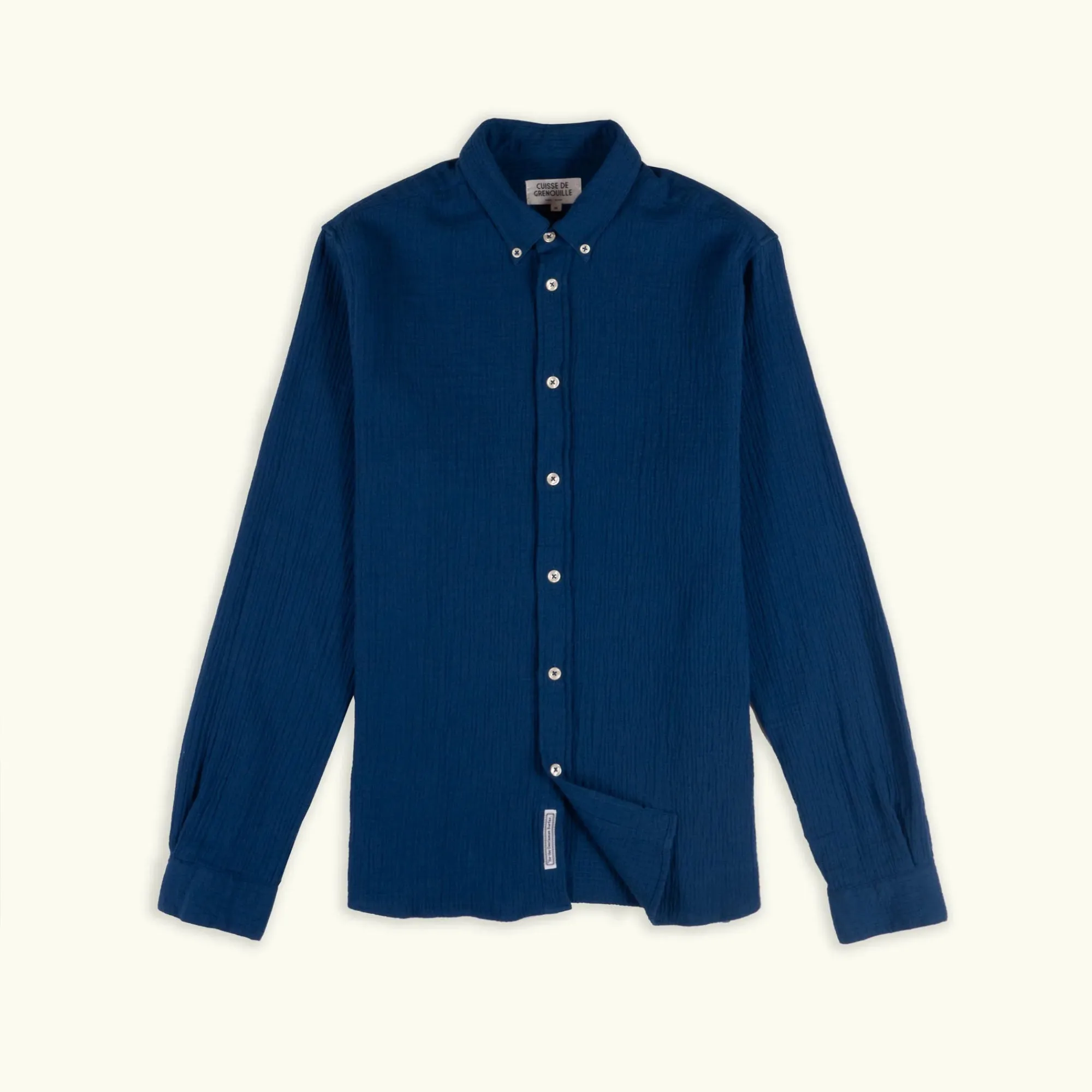 Cotton Gauze Button Down Shirt