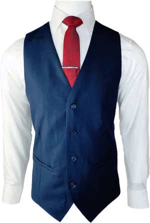 D7-Navy Saul Waist Coat