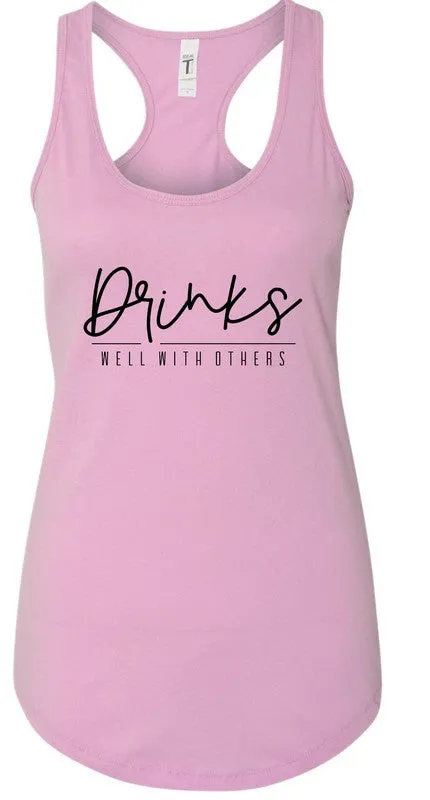 Drinks Well With Others Summer Graphic Tank *Online Only*