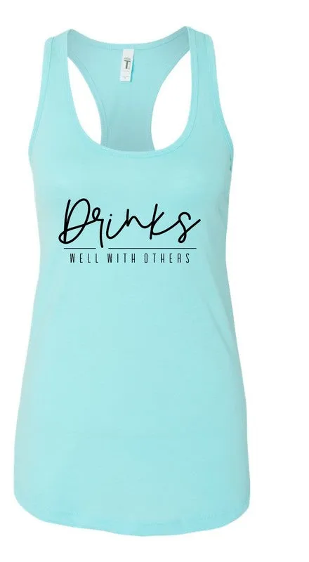 Drinks Well With Others Summer Graphic Tank *Online Only*
