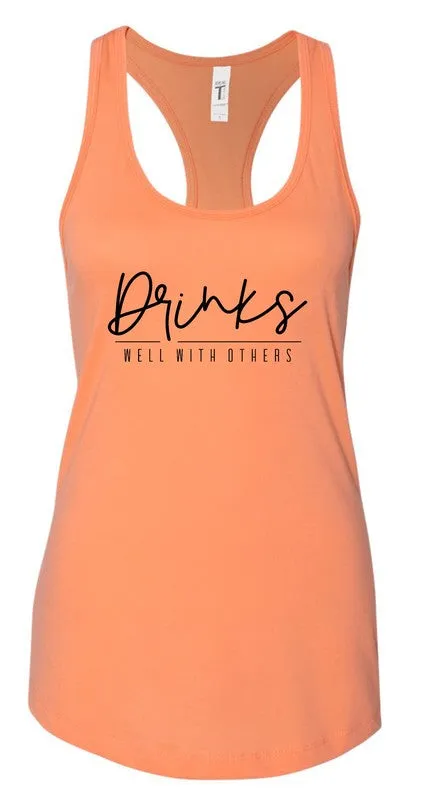 Drinks Well With Others Summer Graphic Tank *Online Only*