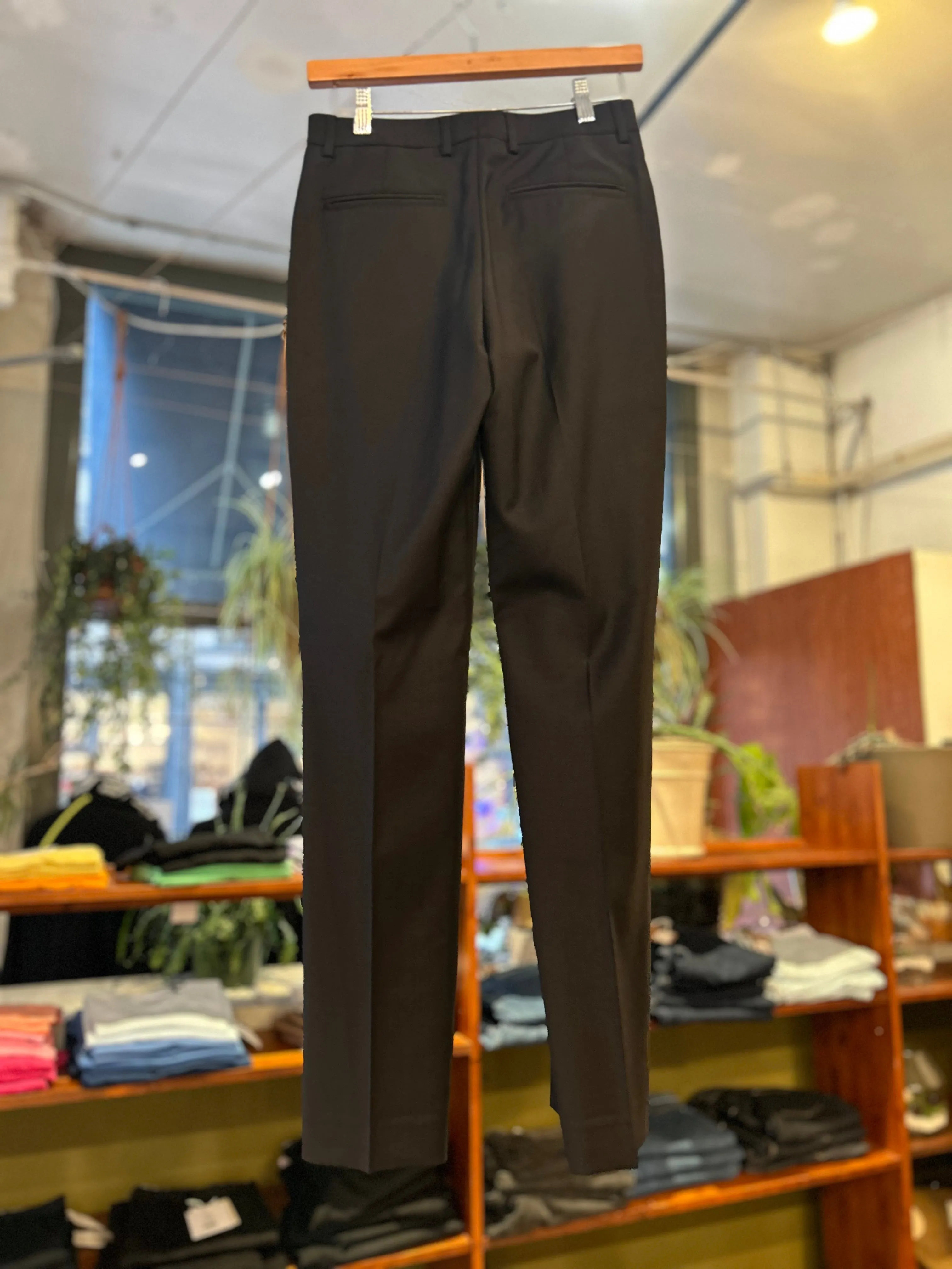 Emma Wool Trouser - Black