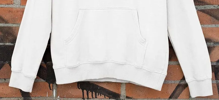 Emporia Winter Shirt Fleece Hoodies White Congaroo Pocket