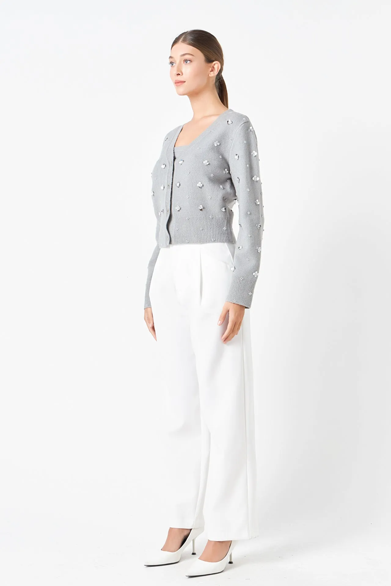 Endless Rose - Sequin Embellished Cardigan