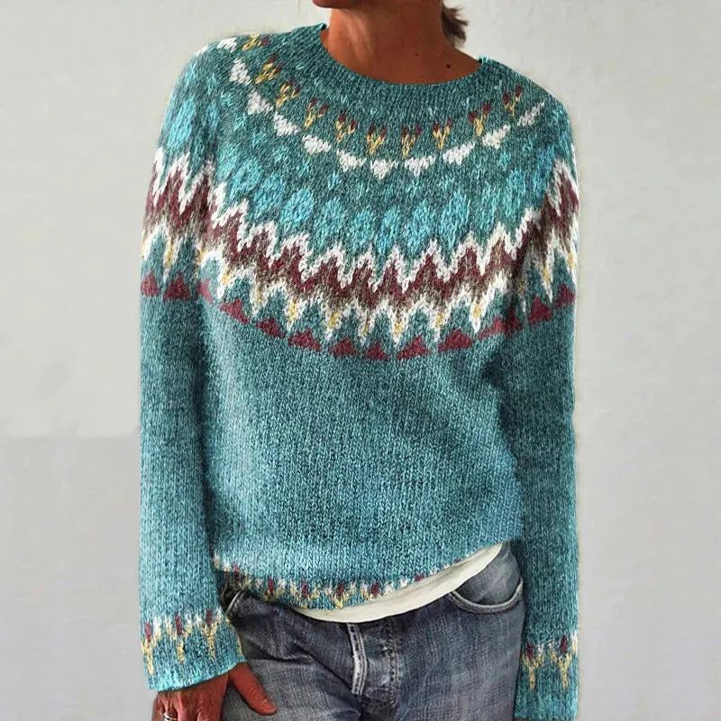 FINLEY | Boho Wave Knit sweater