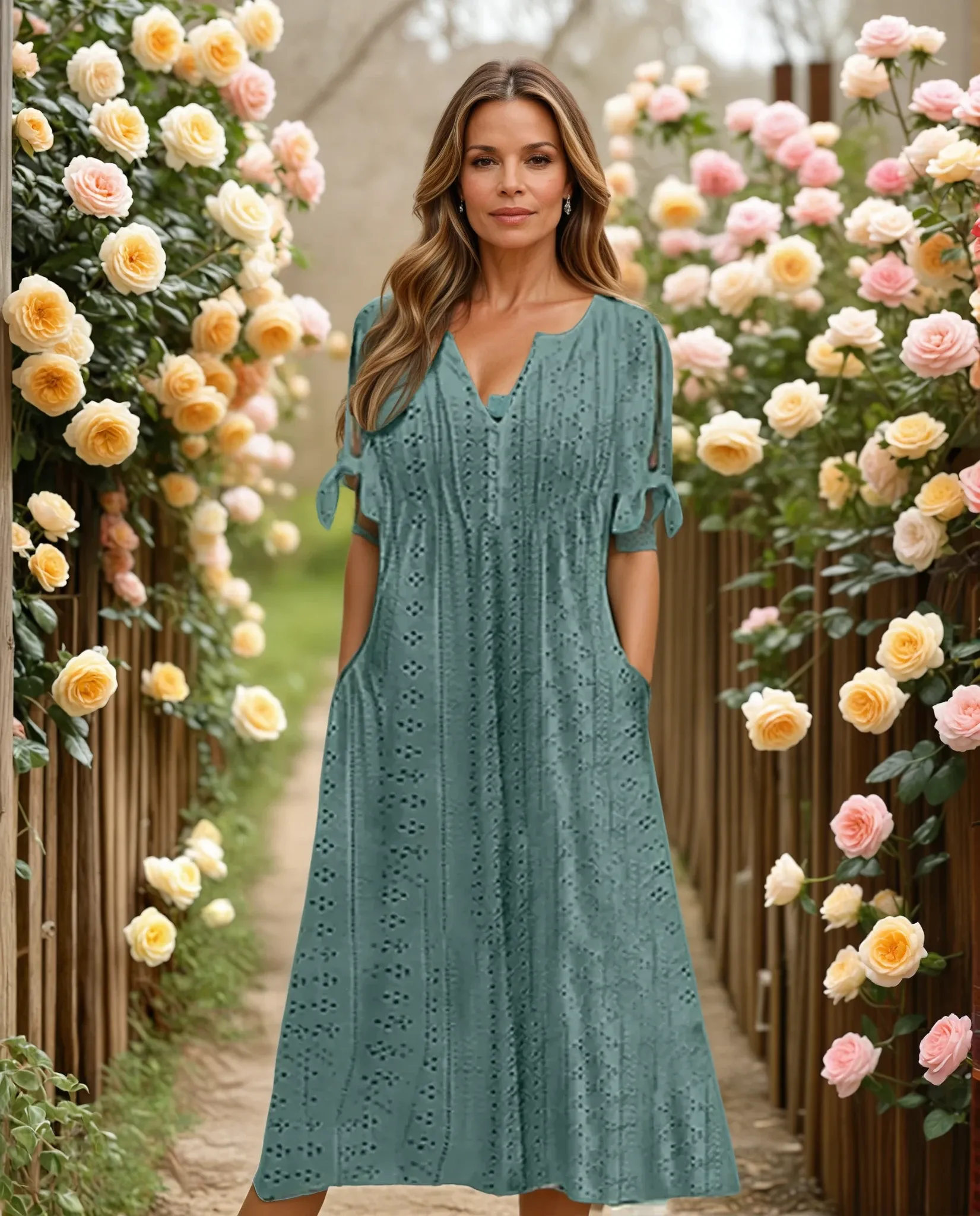 Flowing Essence Midi Dress