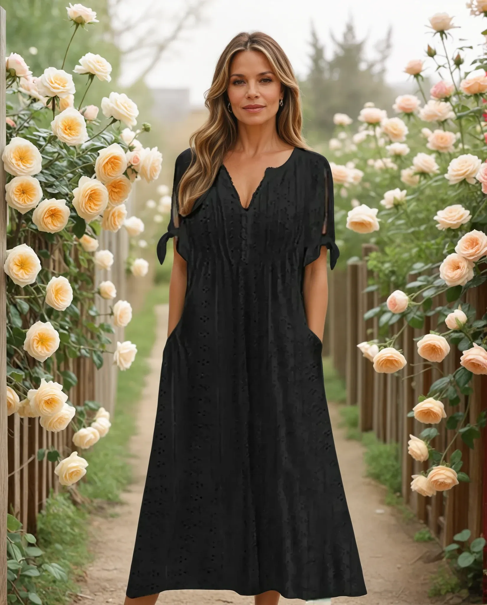 Flowing Essence Midi Dress