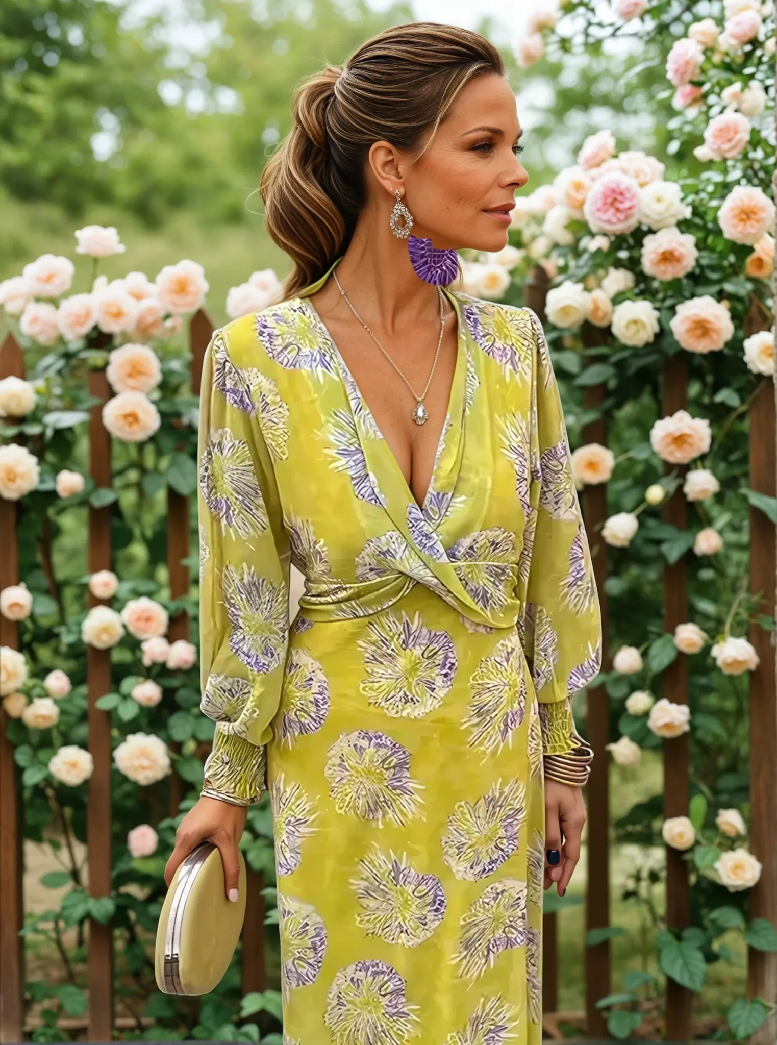 Flowing Serenity Midi Dress