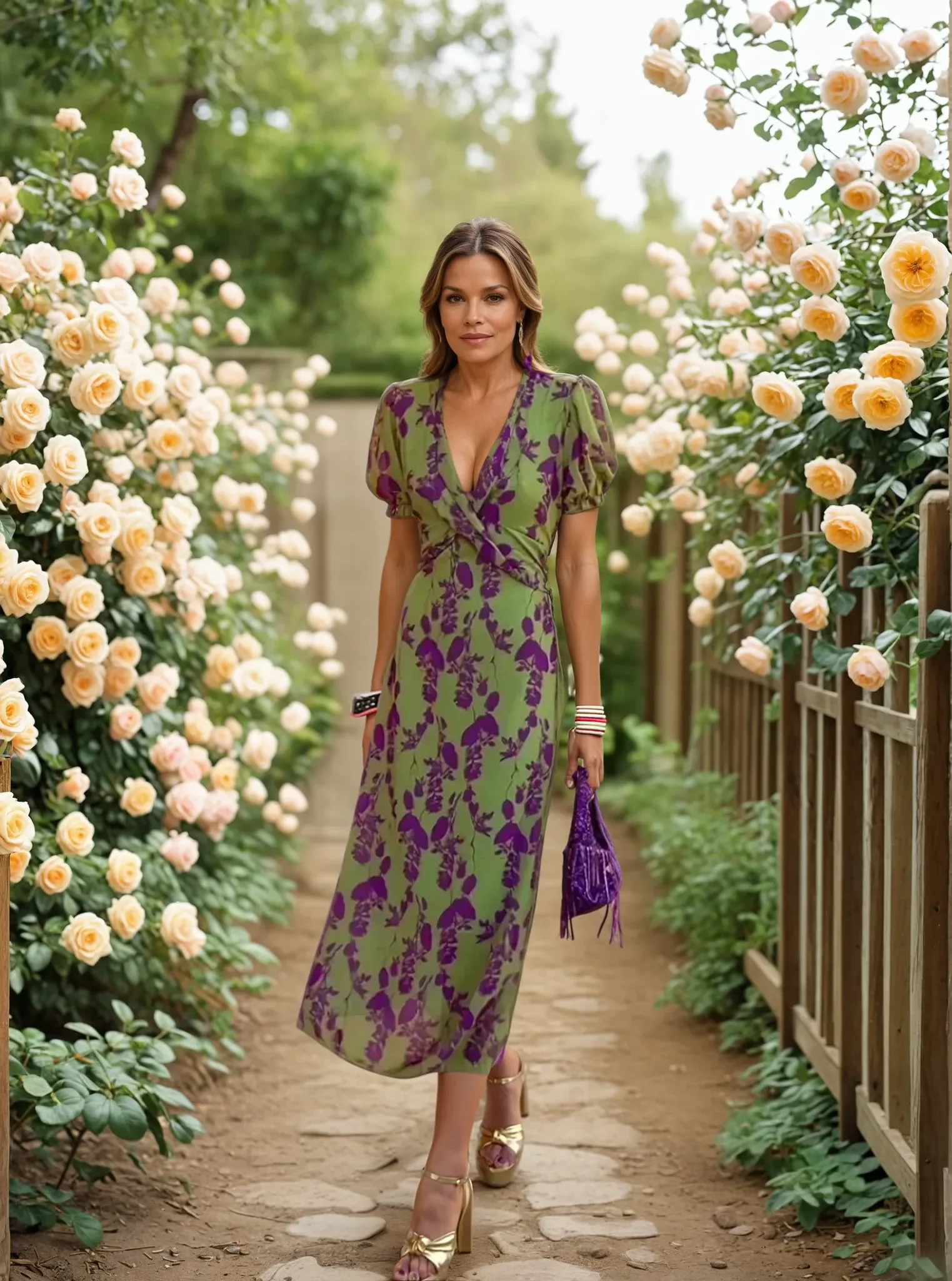 Flowing Serenity Midi Dress