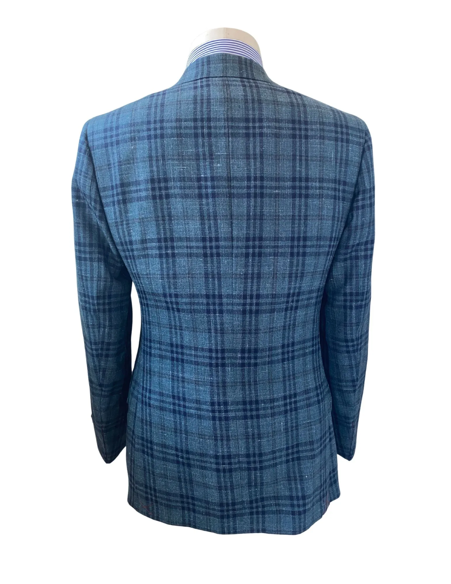 Green and Navy Plaid Sportcoat