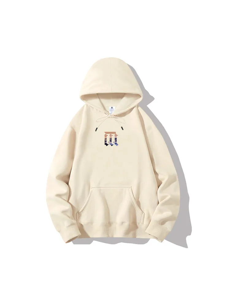 Hooded Sweatshirt Landscape Print Men'S Padded Hoodie