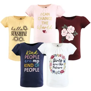 Hudson Baby Short Sleeve T-Shirts, Girls World