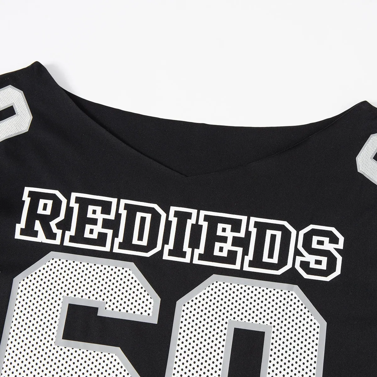 Jaidah Graphic Off-Shoulder T-Shirt
