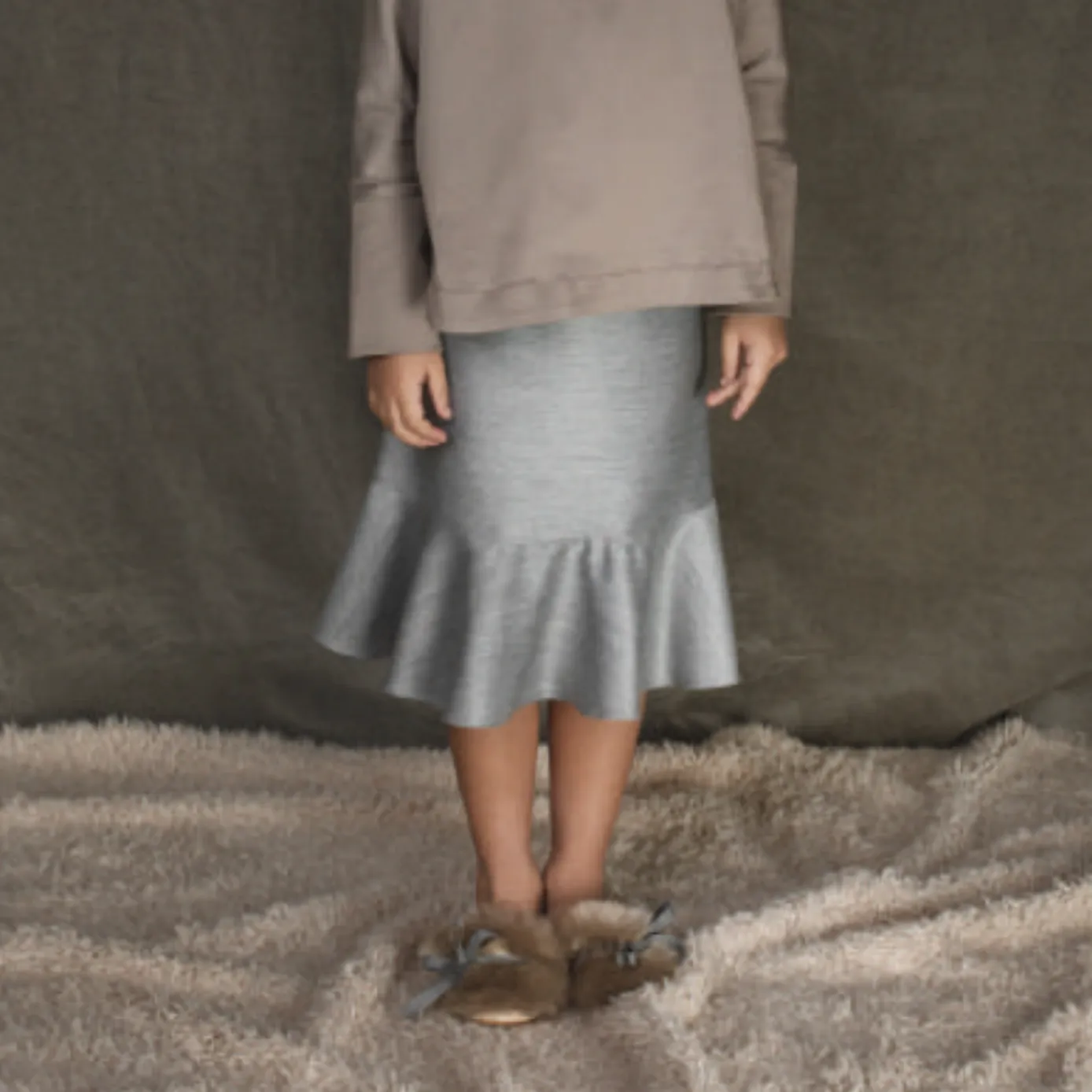 Jan Woven Ruffled Skirt