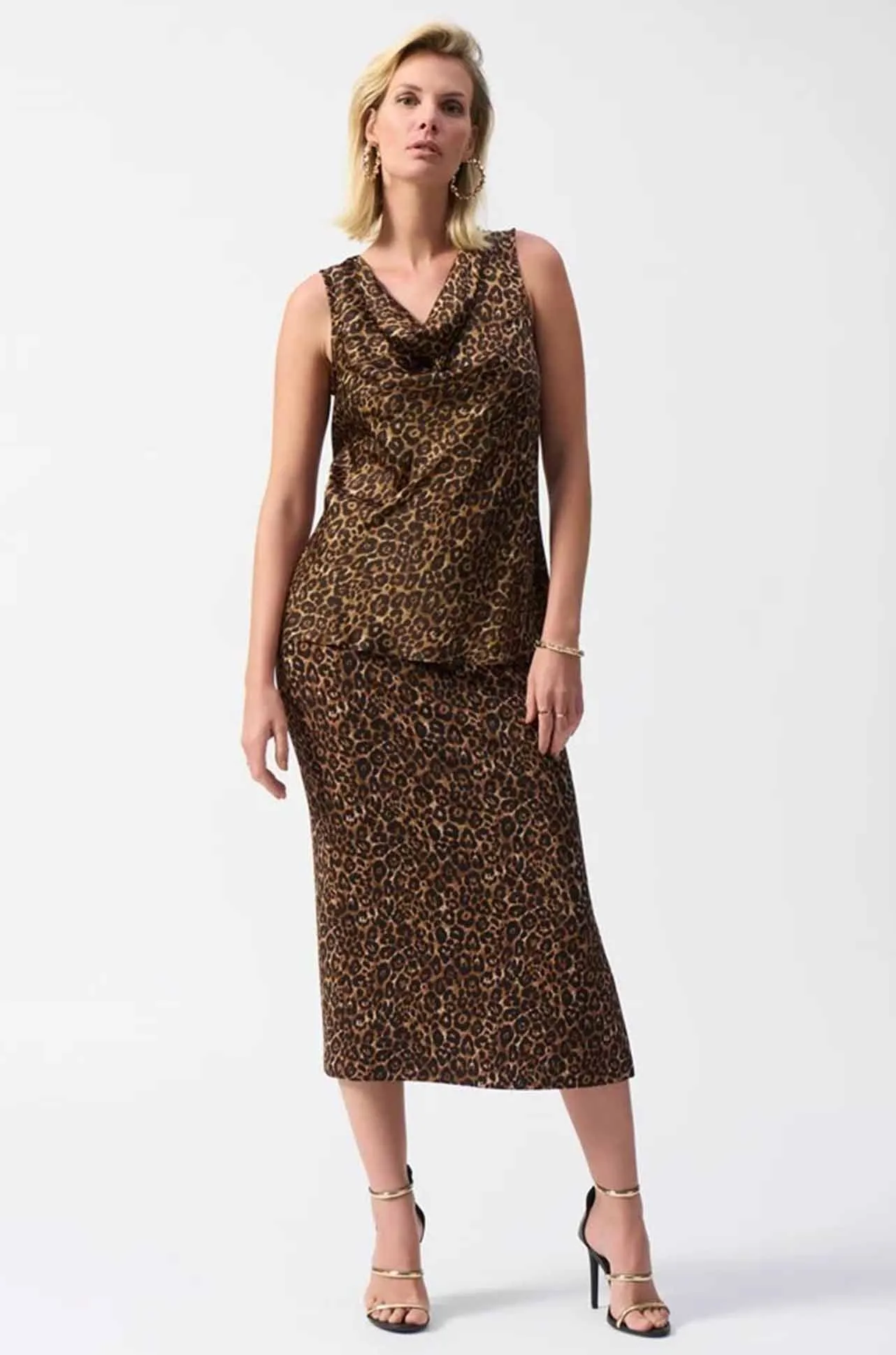 Joseph Ribkoff - Silky Knit Animal Print Skirt