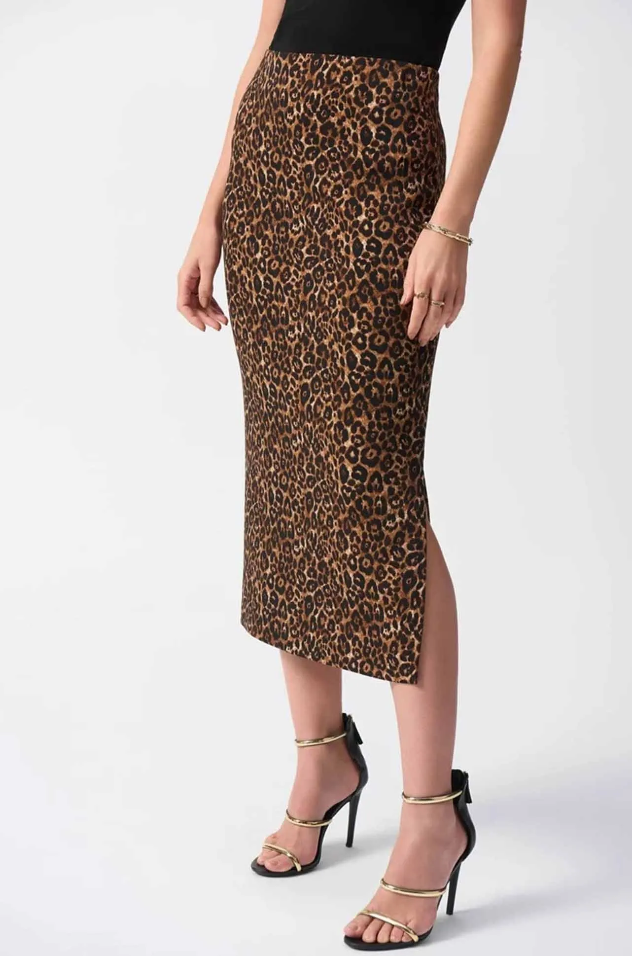 Joseph Ribkoff - Silky Knit Animal Print Skirt