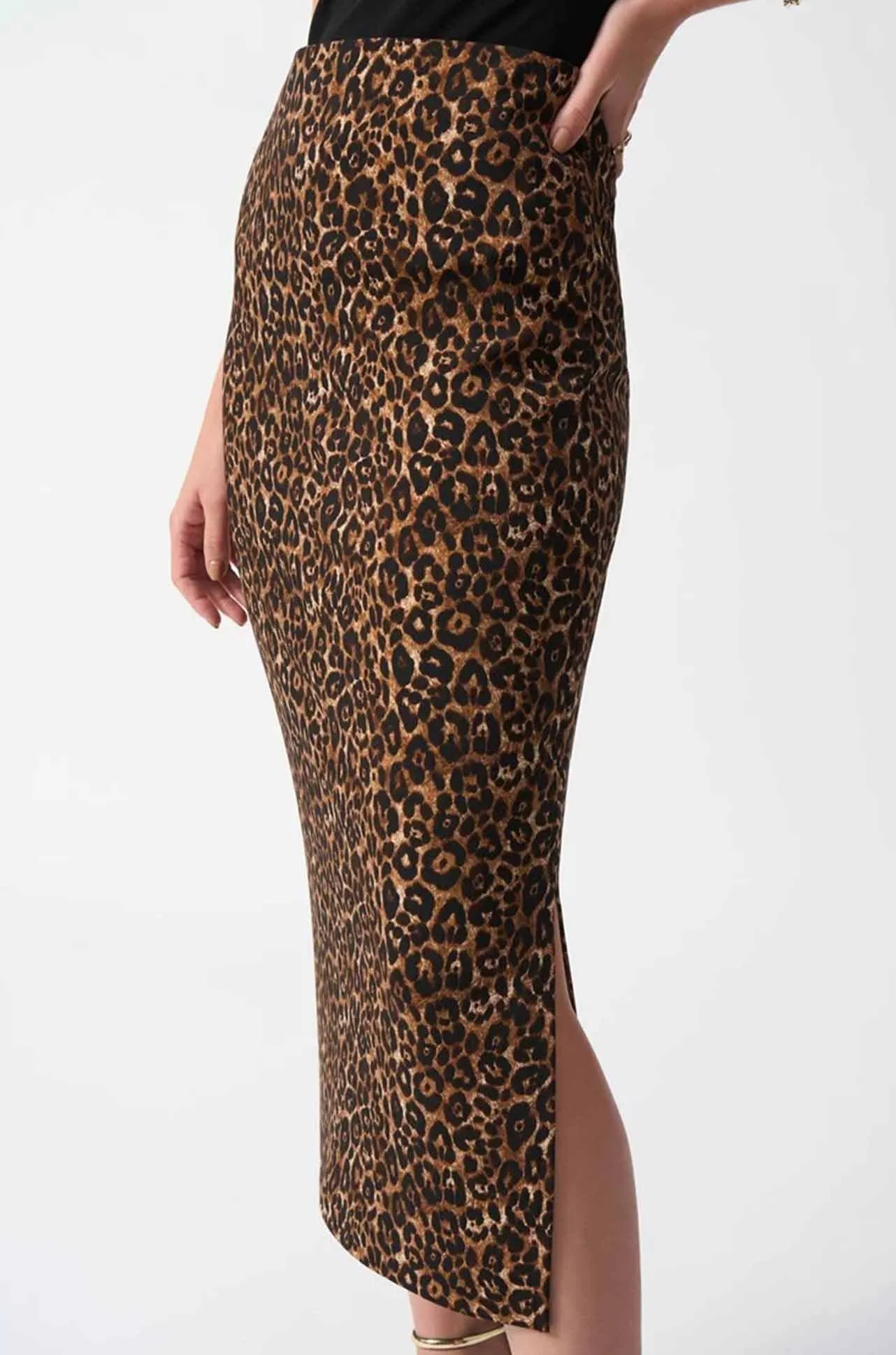 Joseph Ribkoff - Silky Knit Animal Print Skirt