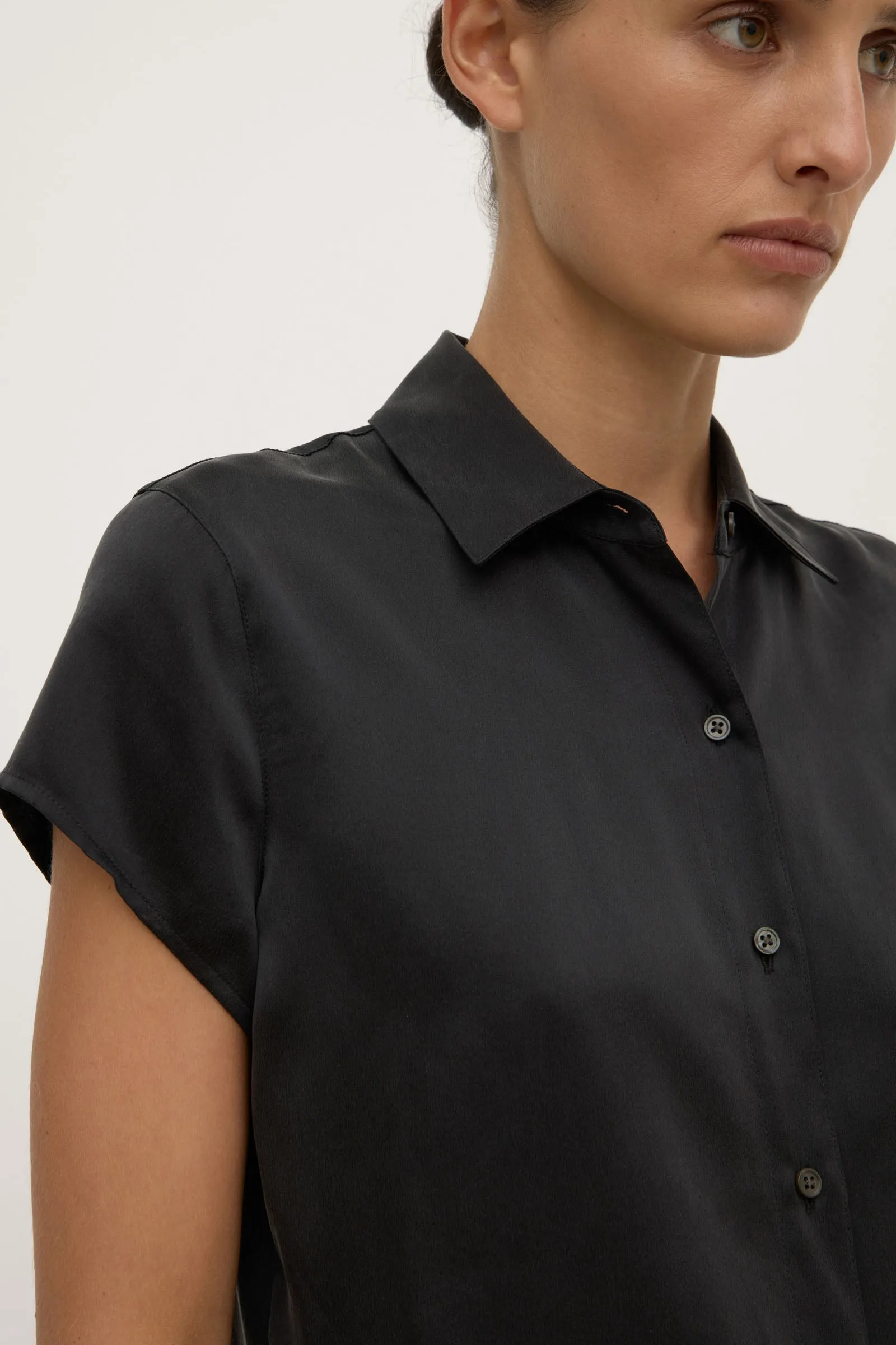 Karri Silk Short Sleeve Shirt